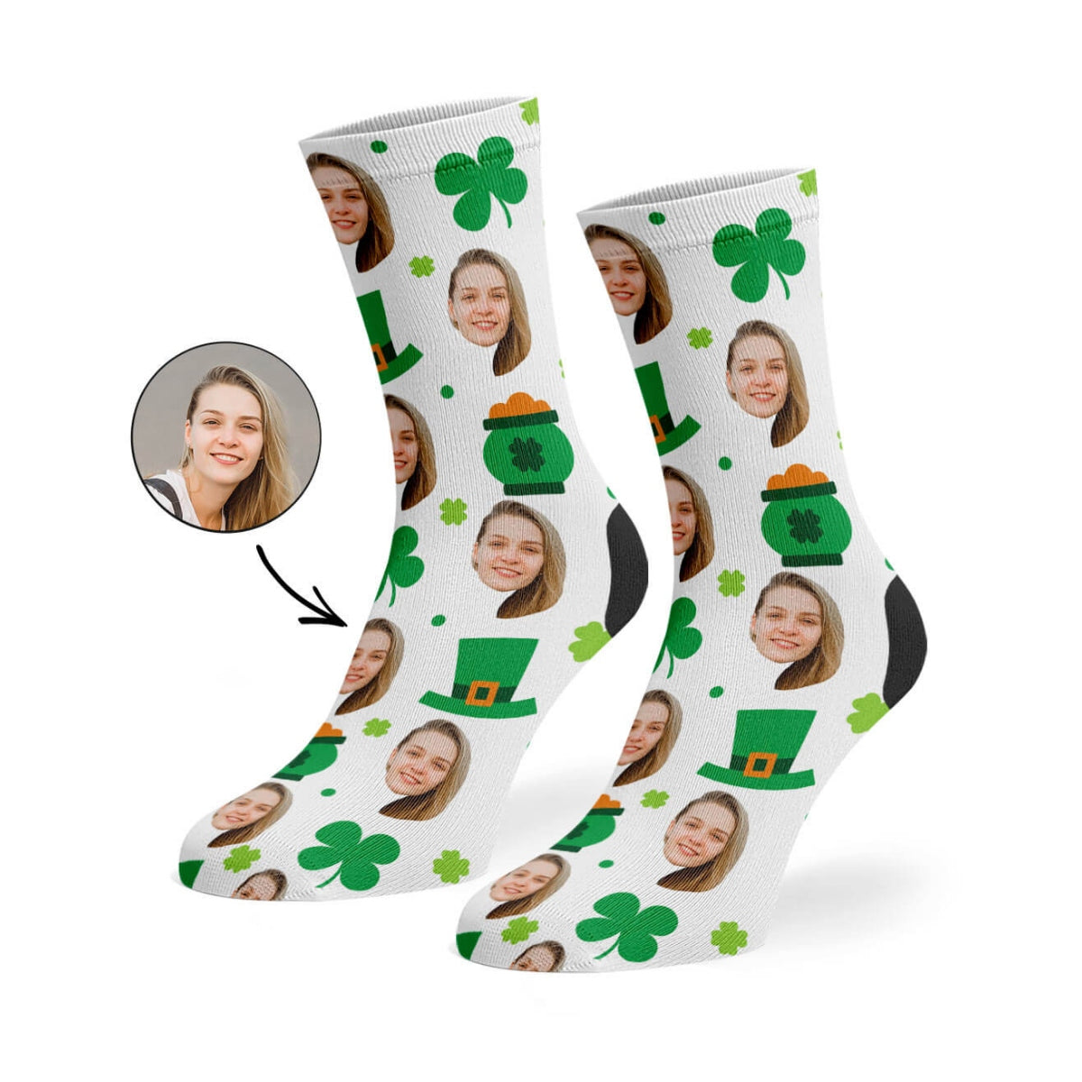 Irish Face Socks