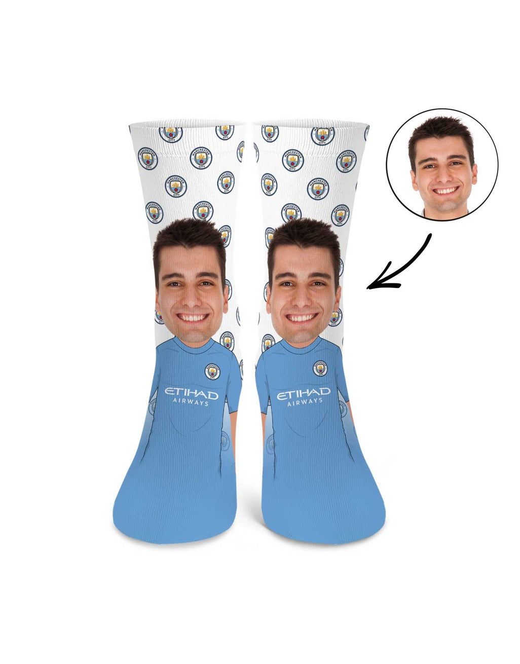 Man City Fan Socks