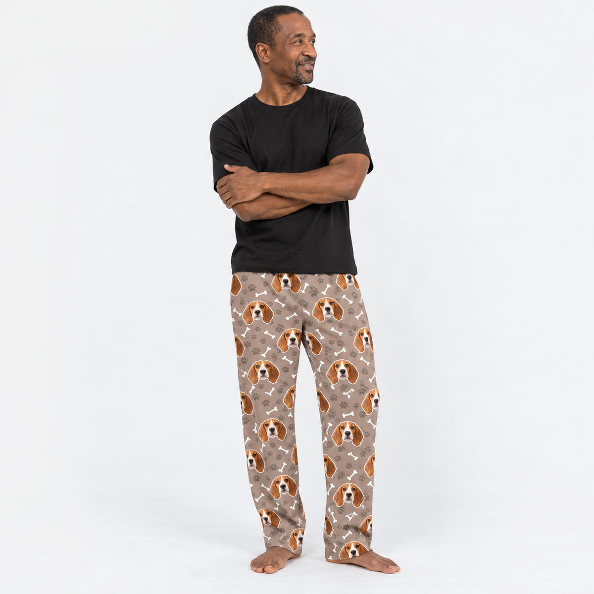 Your Dog Custom Men's PJ Bottoms