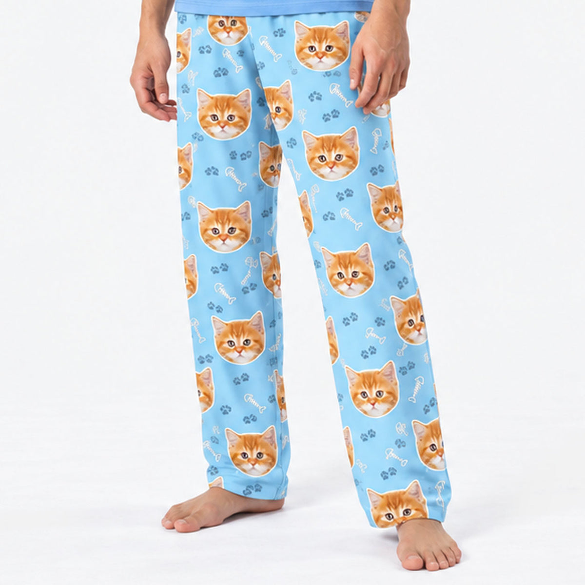 Your Cat Men's Personalised PJ Bottoms
