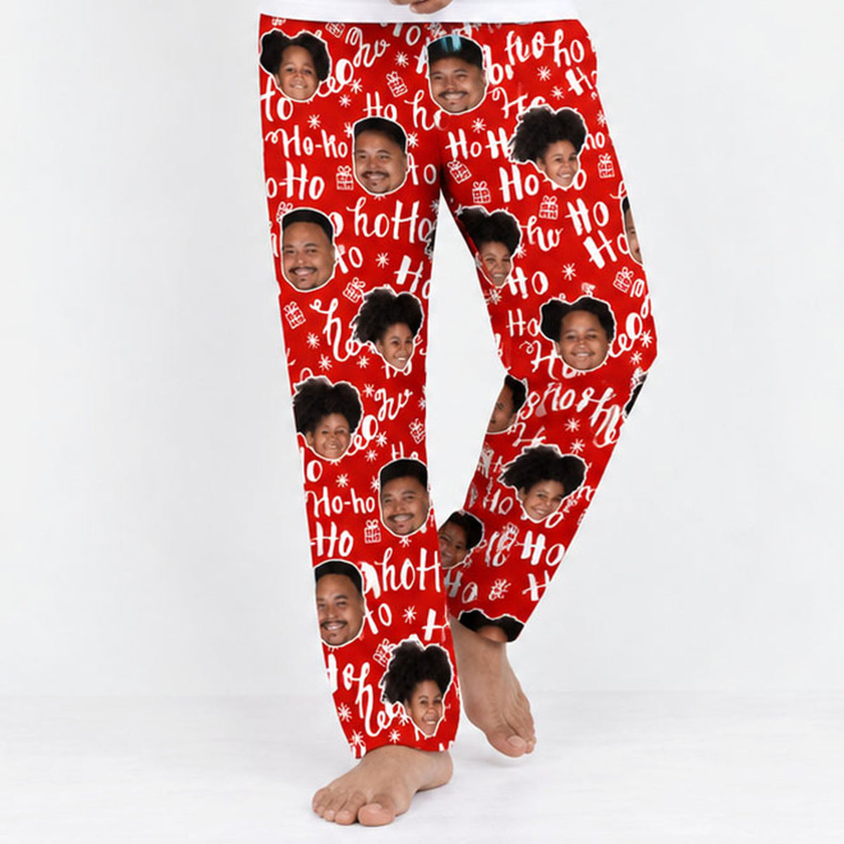 Men's Ho Ho Ho Personalised PJ Bottoms