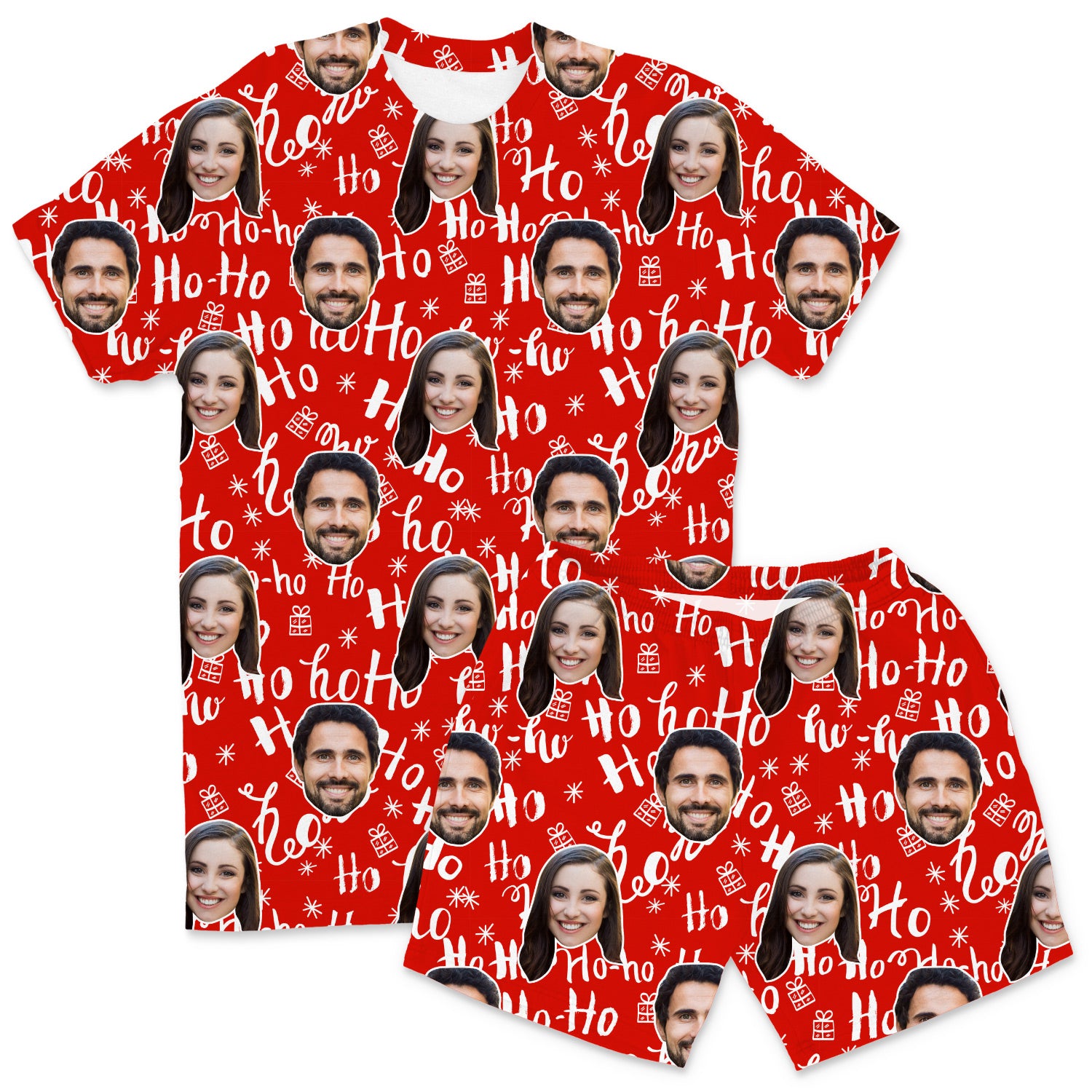 custom christmas Men's PJs