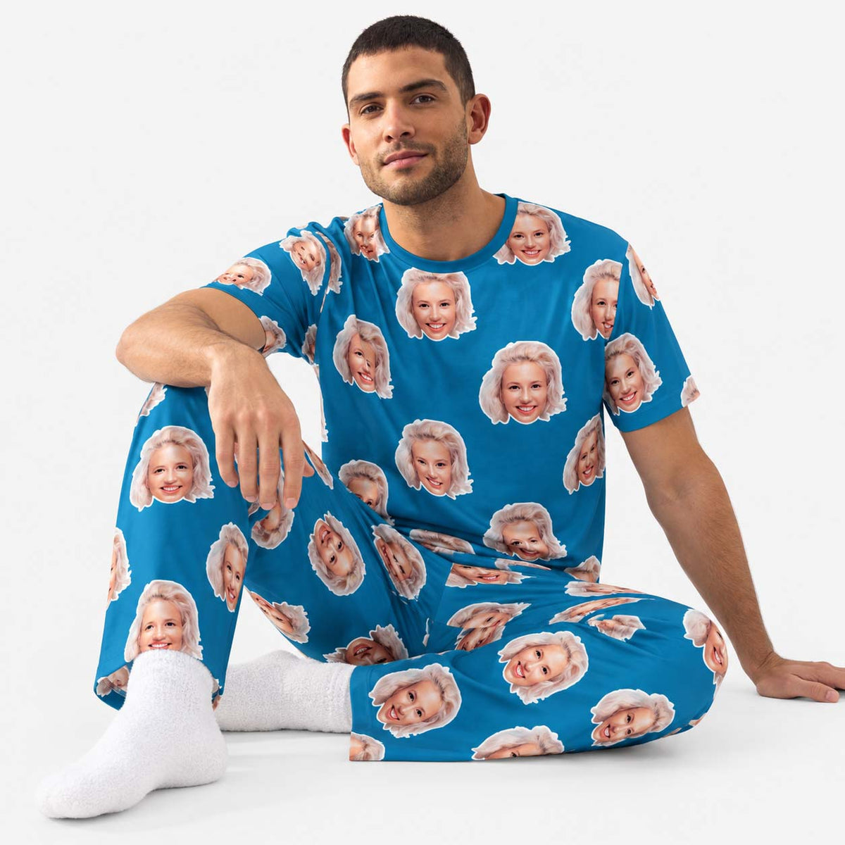 Your Face Men's Personalised Pyjamas - Trouser Set