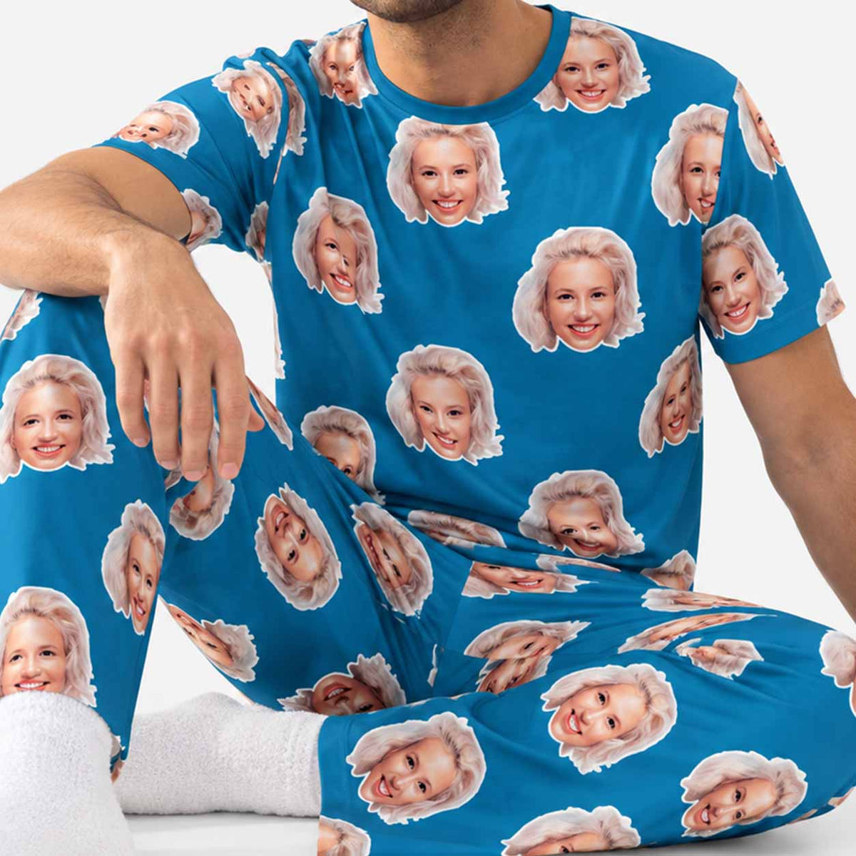 Your Face Men's Personalised Pyjamas - Trouser Set