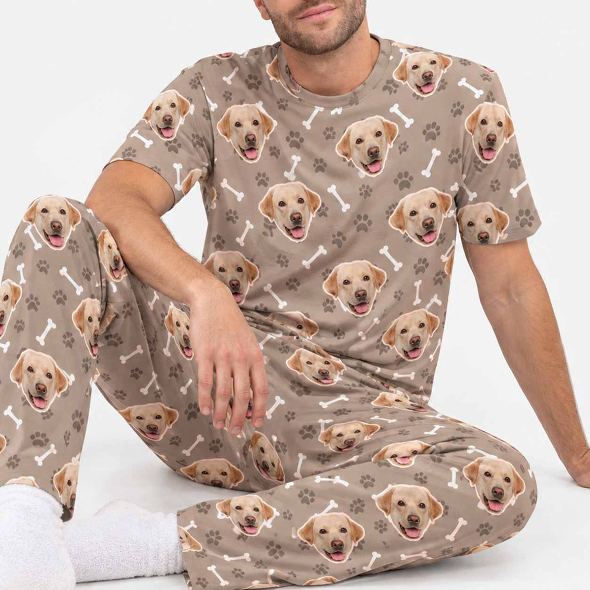 Your Dog Men's Personalised Pyjamas - Trouser Set