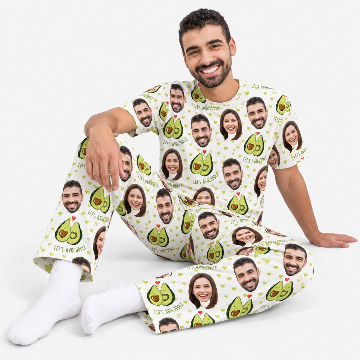 Men's Let's Avocuddle Pyjamas - Trouser Set