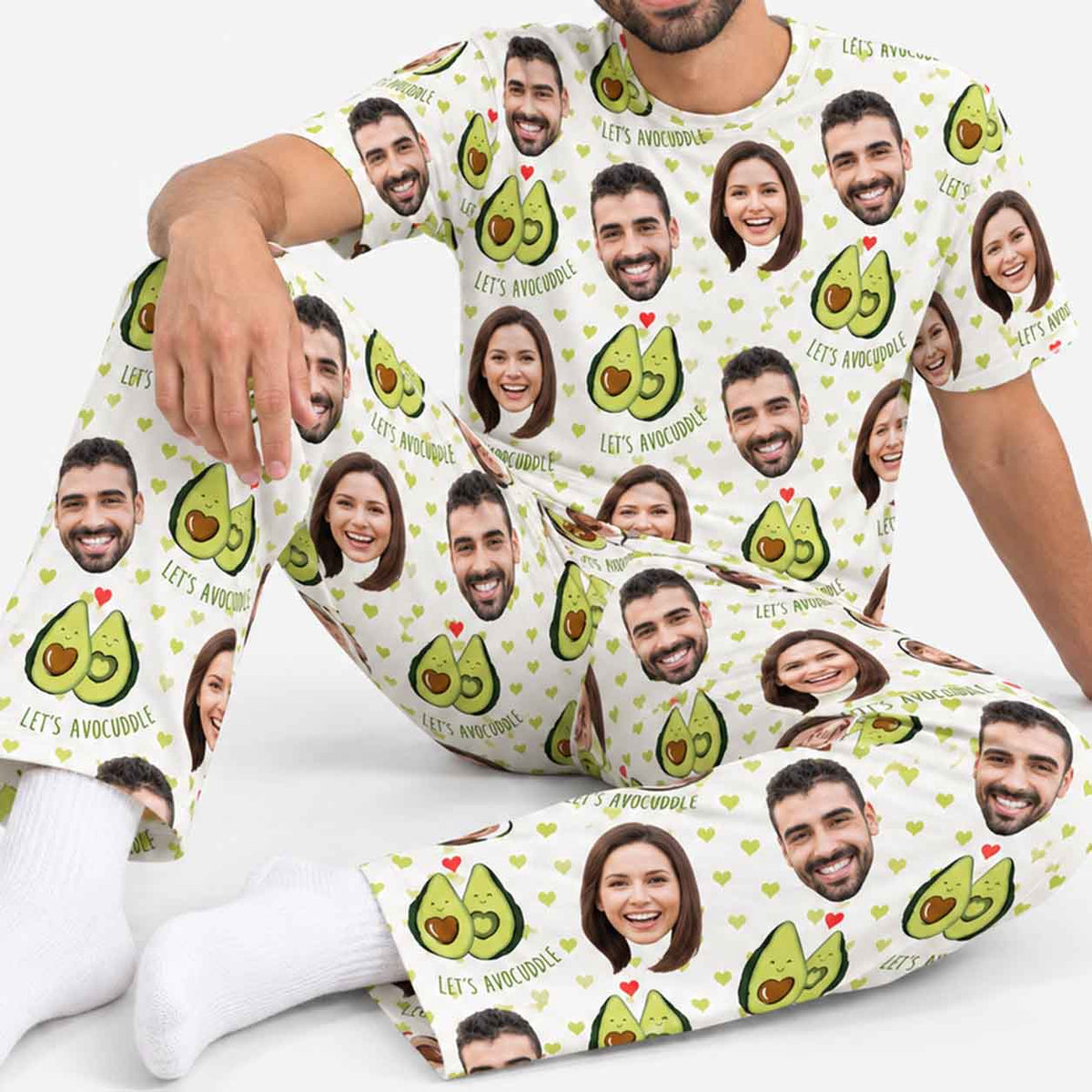 Men's Let's Avocuddle Pyjamas - Trouser Set