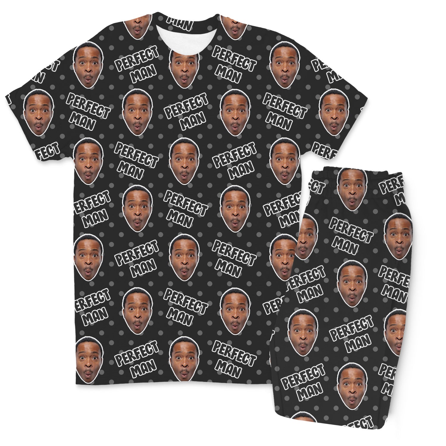 Men's Perfect Man Personalised Pyjamas - Trouser Set