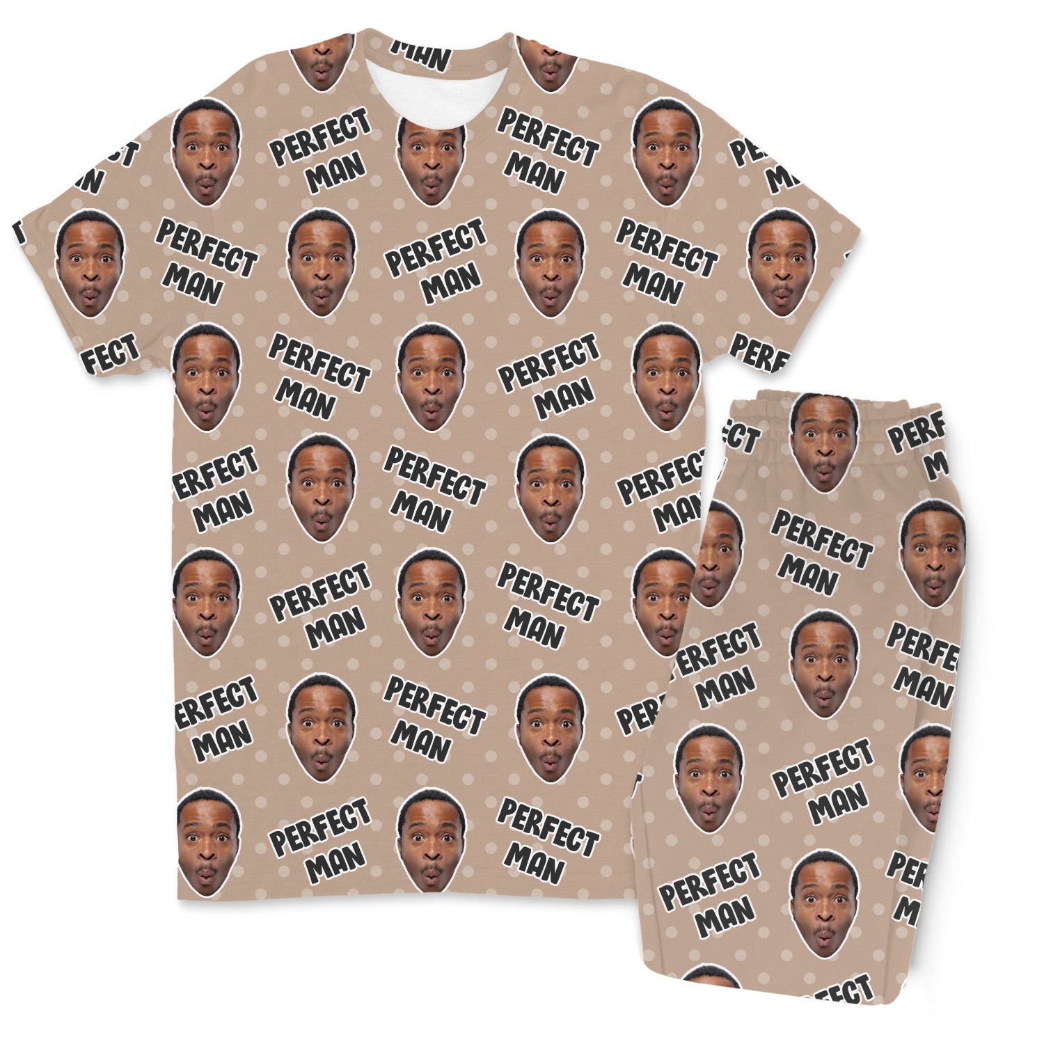 Men's Perfect Man Personalised Pyjamas - Trouser Set