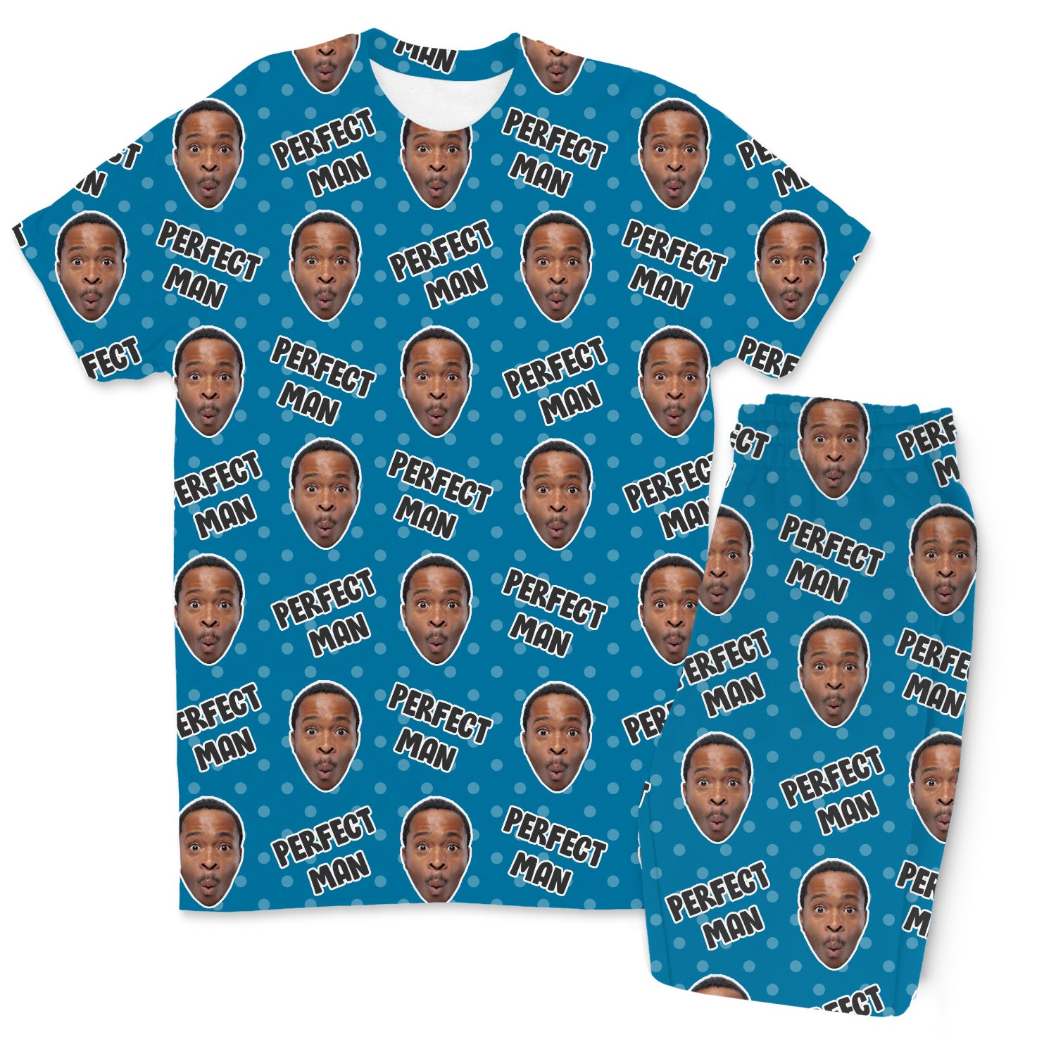 Men's Perfect Man Personalised Pyjamas - Trouser Set