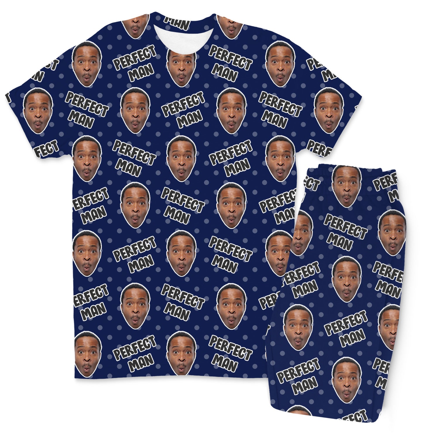 Men's Perfect Man Personalised Pyjamas - Trouser Set