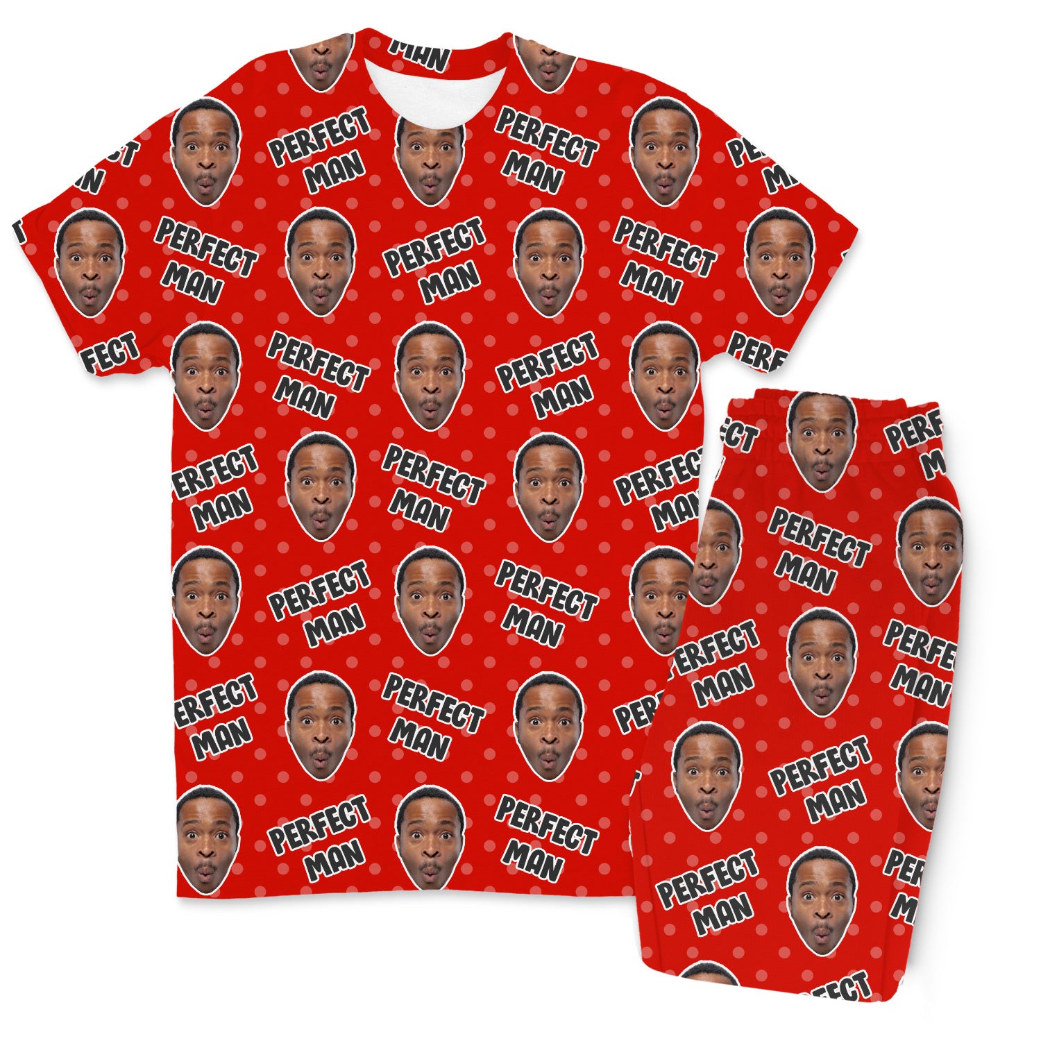 Men's Perfect Man Personalised Pyjamas - Trouser Set