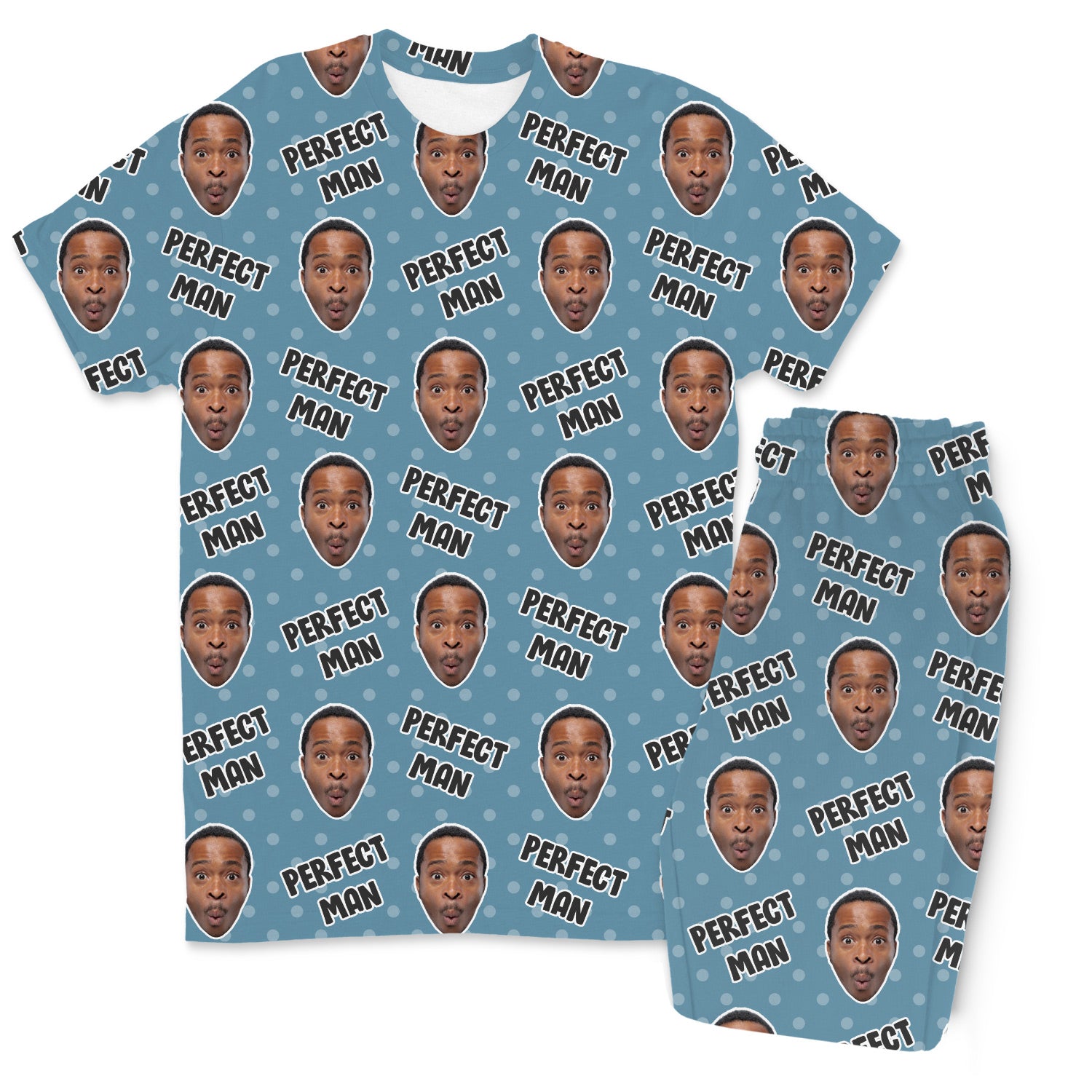 Men's Perfect Man Personalised Pyjamas - Trouser Set