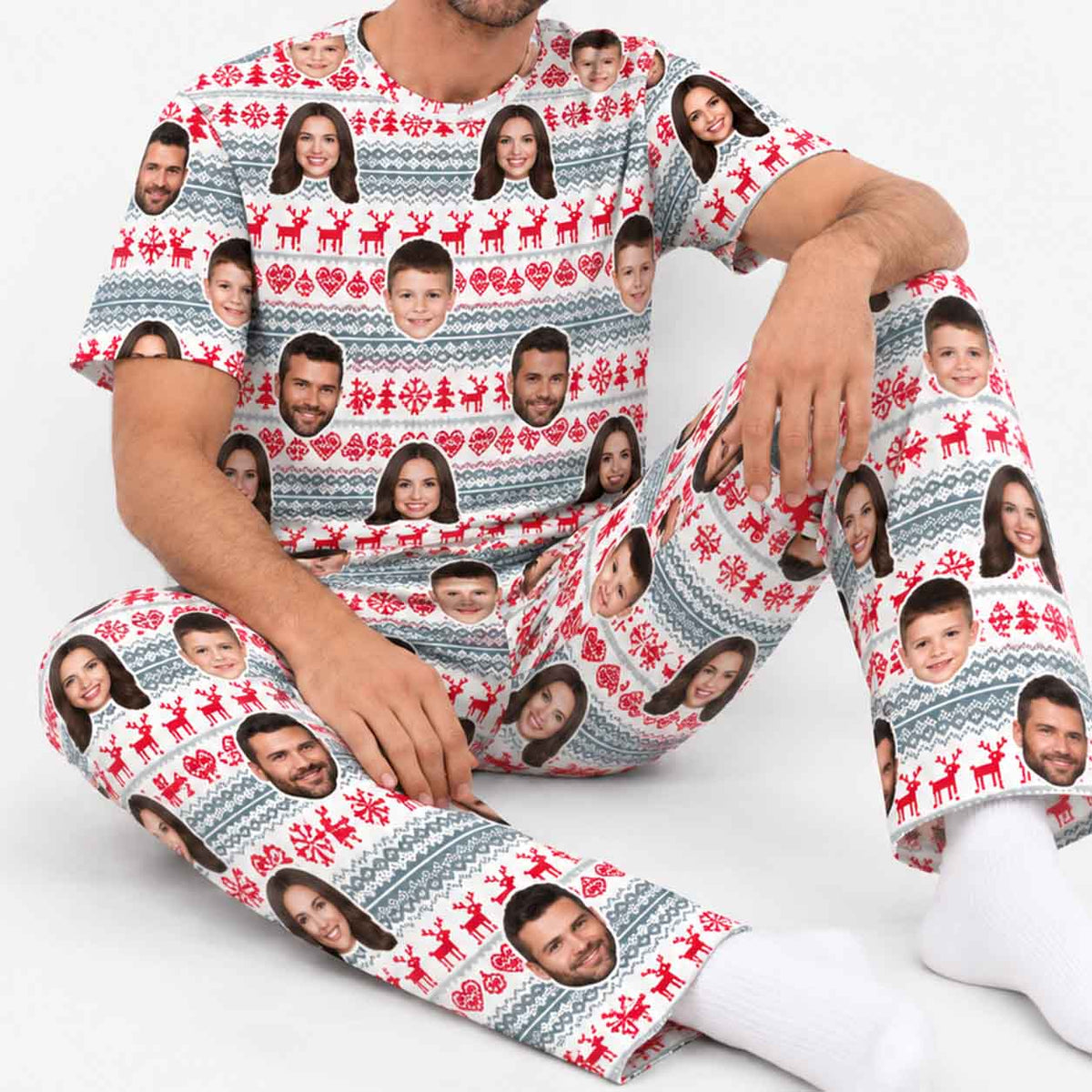 Men's Nordic Christmas Pyjamas - Trouser Set