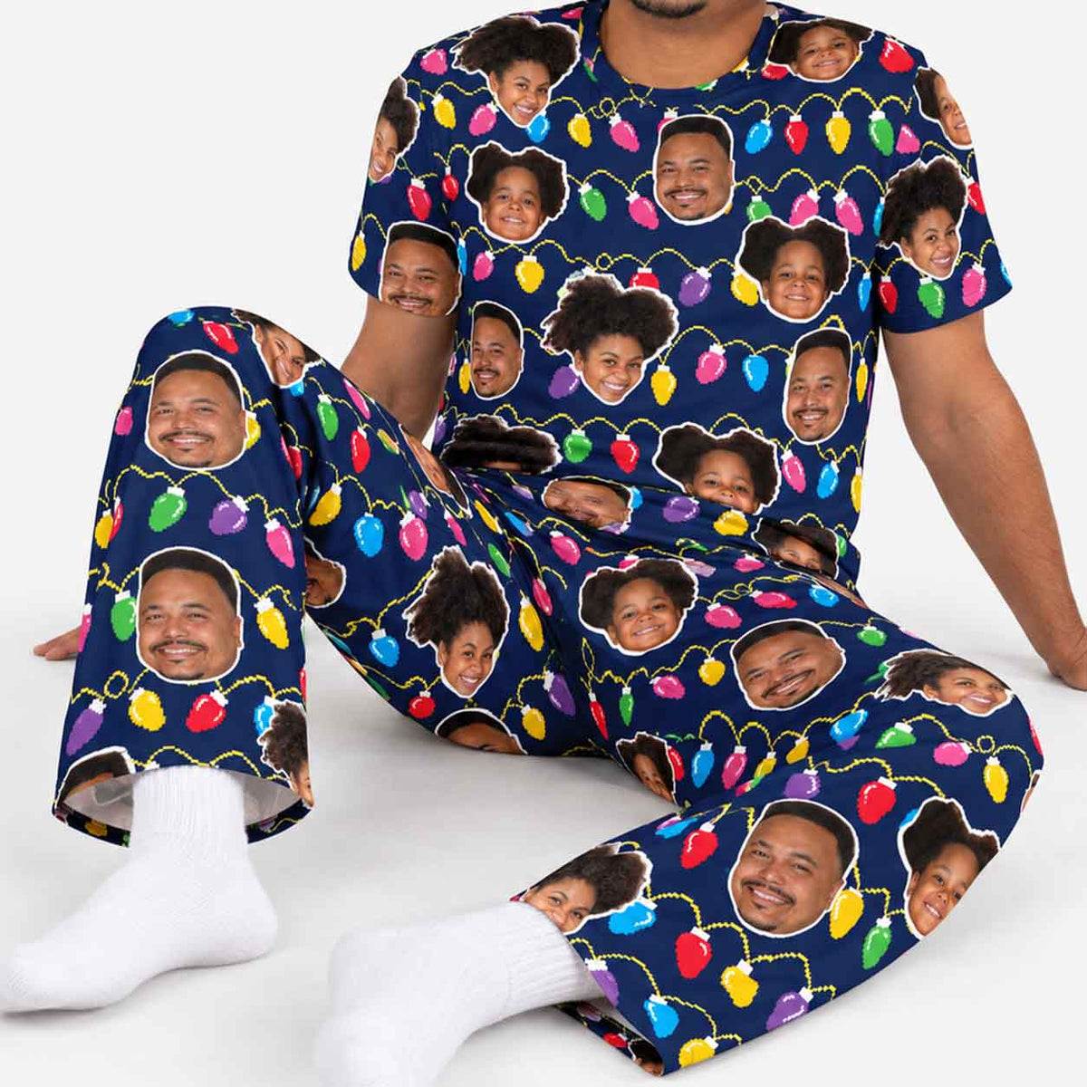 Men's Christmas Lights Pyjamas - Trouser Set