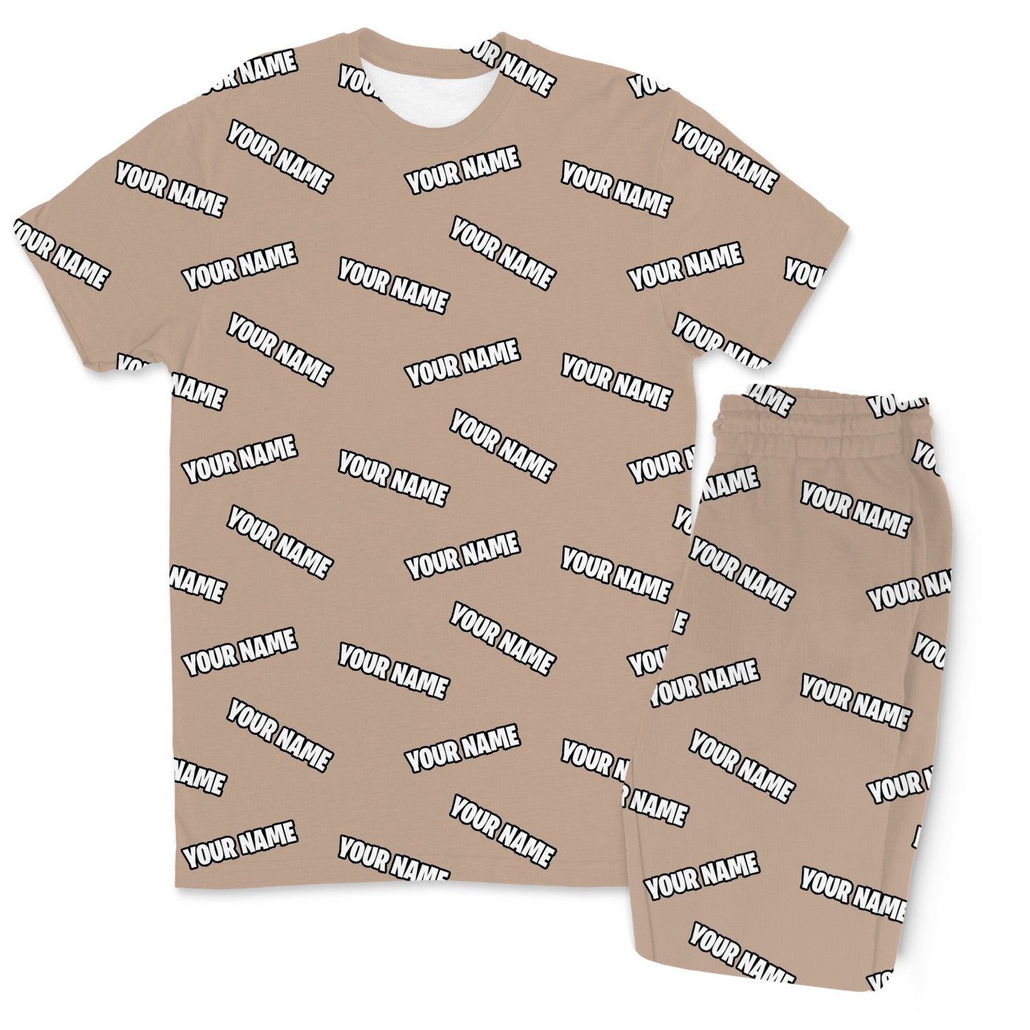 Your Name All Over Men's Personalised PJs - Trousers Set