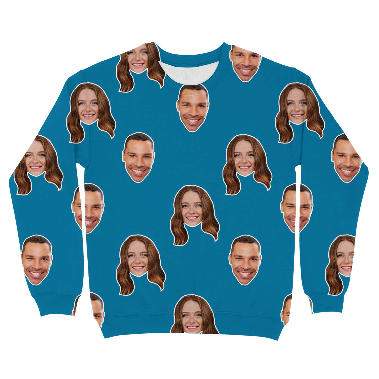 Couples Face Sweatshirt