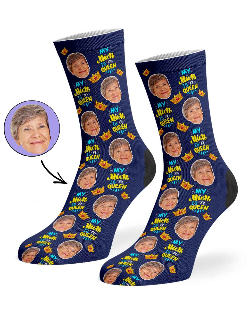 Queen Mum Socks