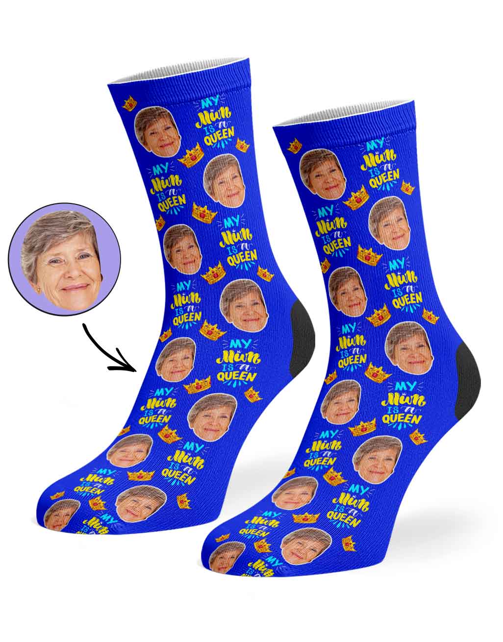 Queen Mum Socks
