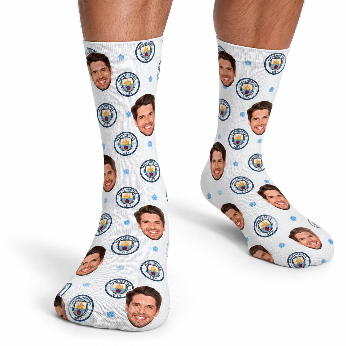 Man City Crest Socks