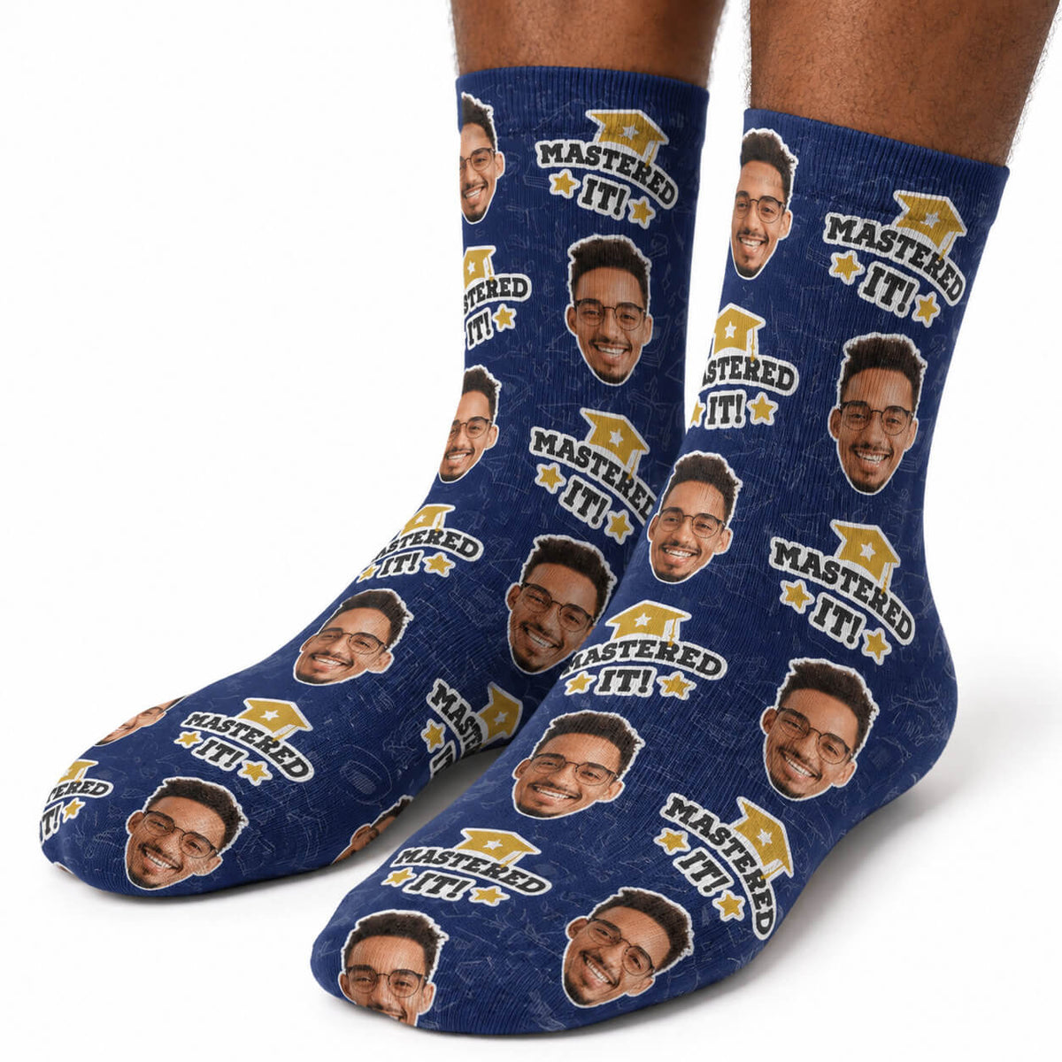 Mastered It! Graduation Socks