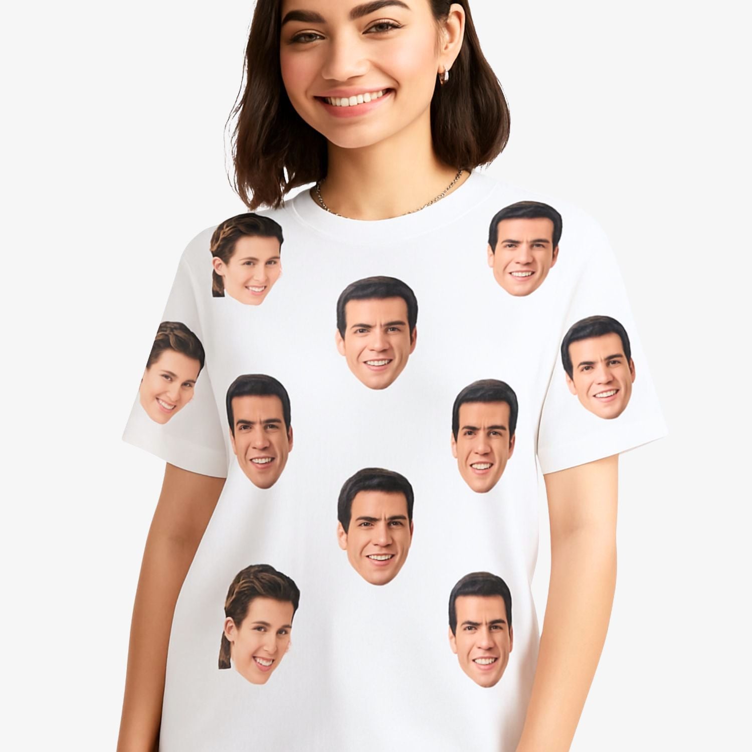 Couples Face personalised T-Shirt
