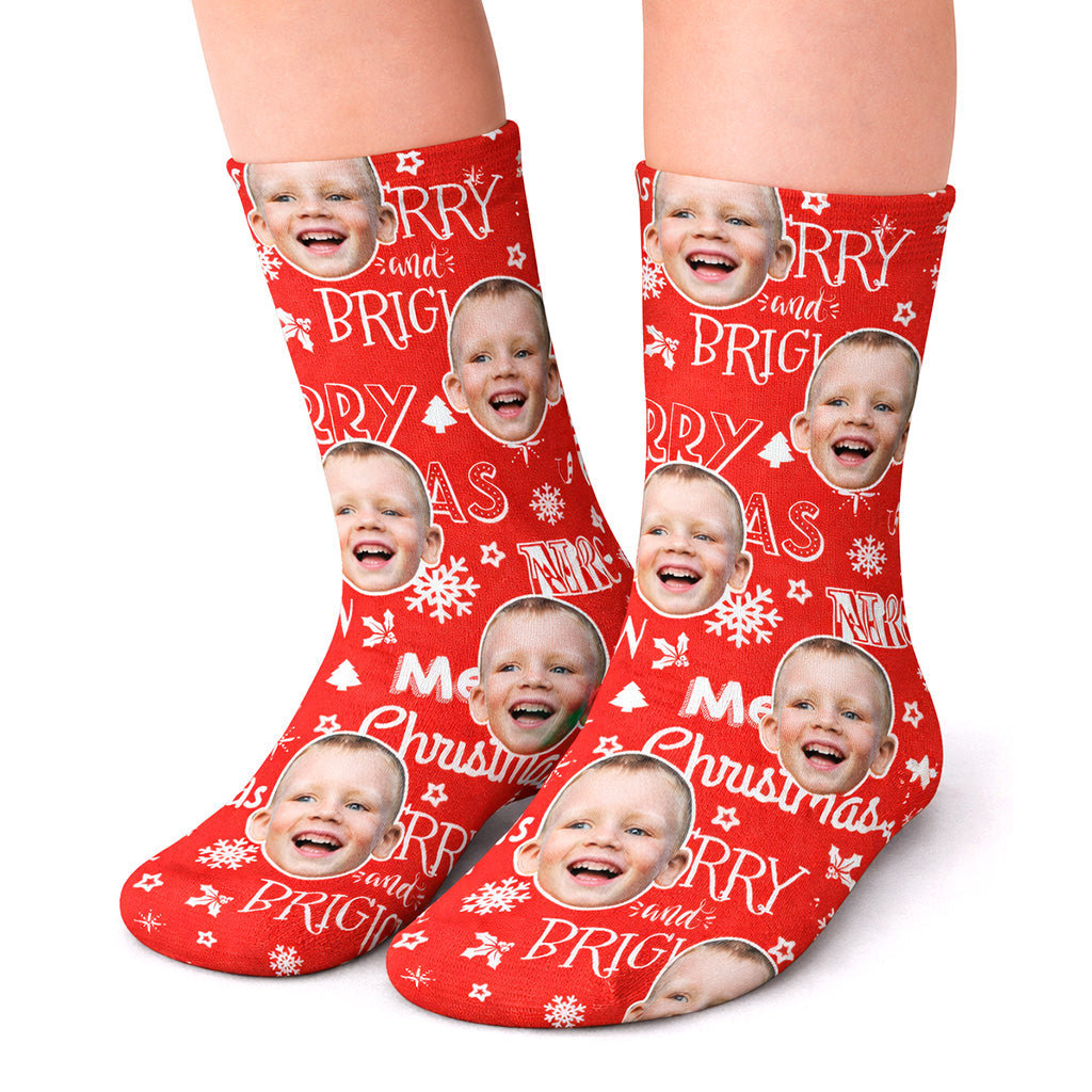 Merry Christmas Kids Socks