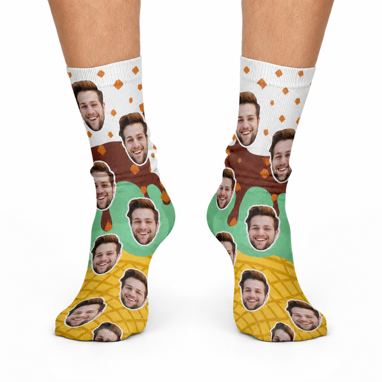 Mint Ice Cream Socks