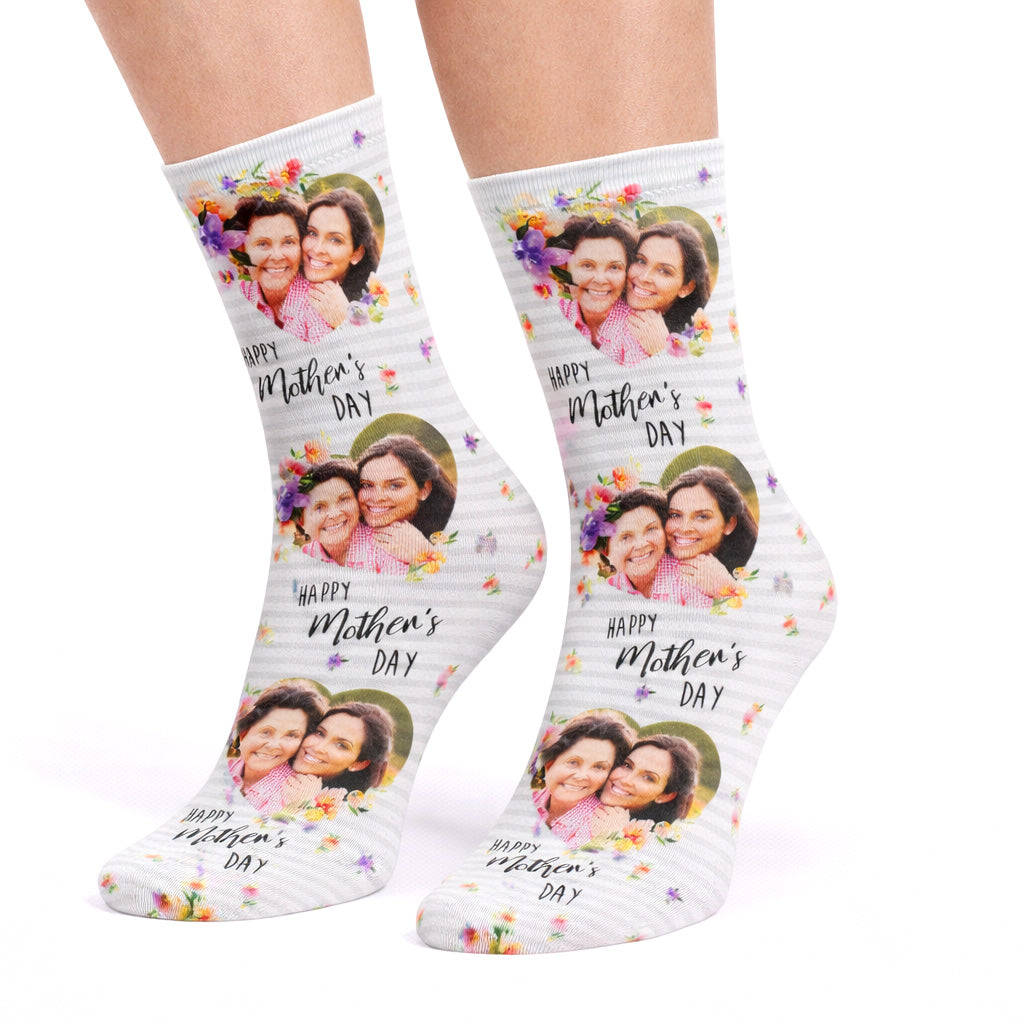 Mother's Day Photo Socks