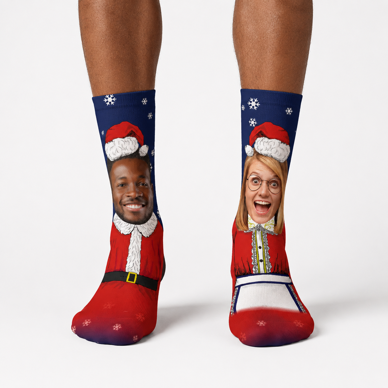 Mr & Mrs Claus Socks