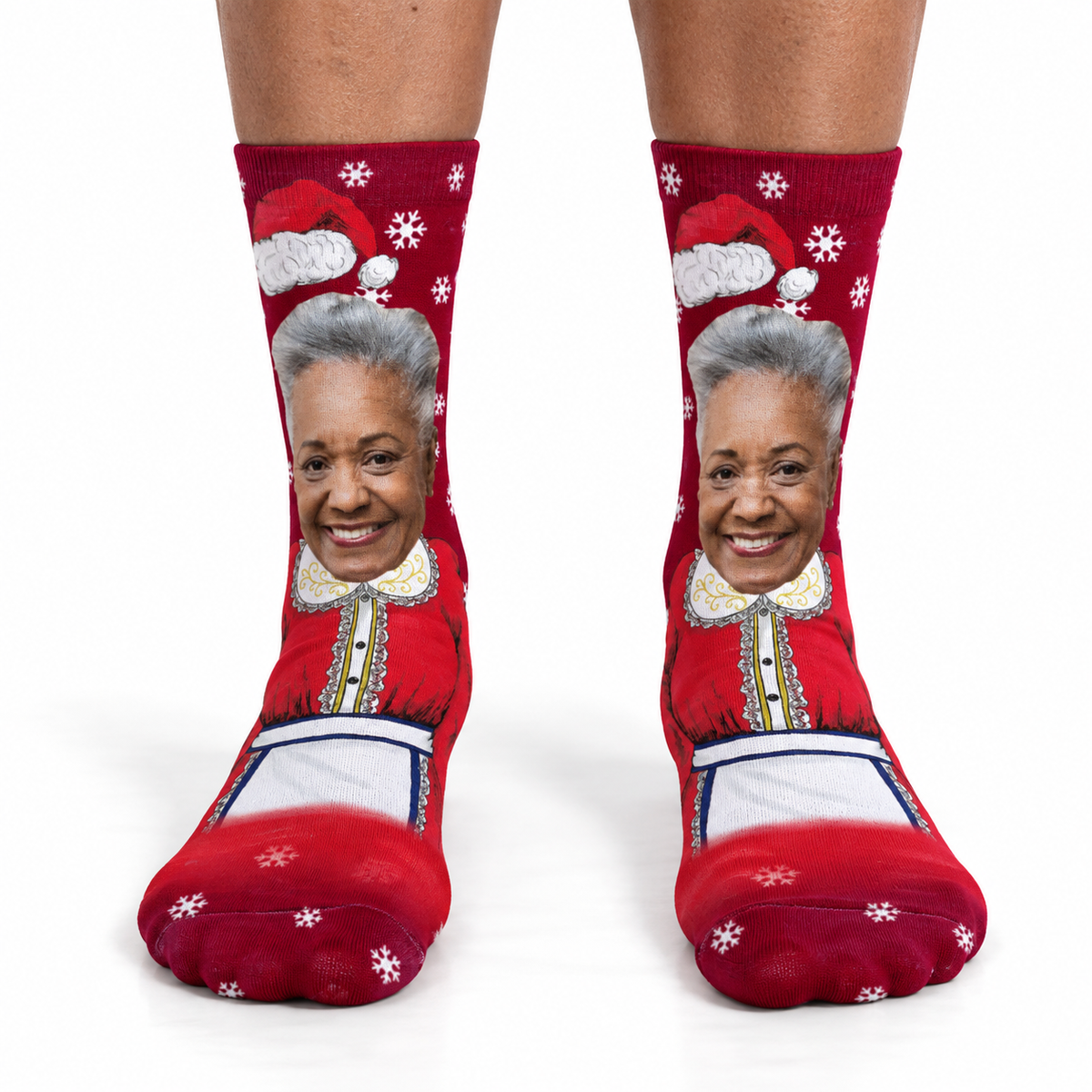 Mrs Claus Socks
