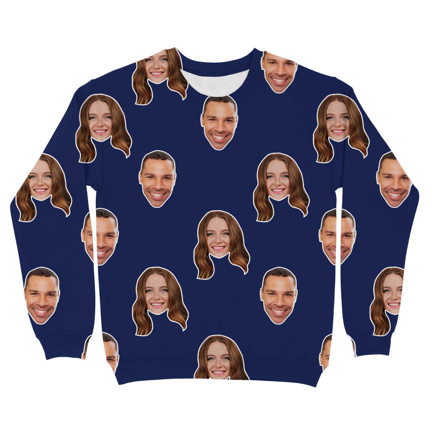 Couples Face Sweatshirt