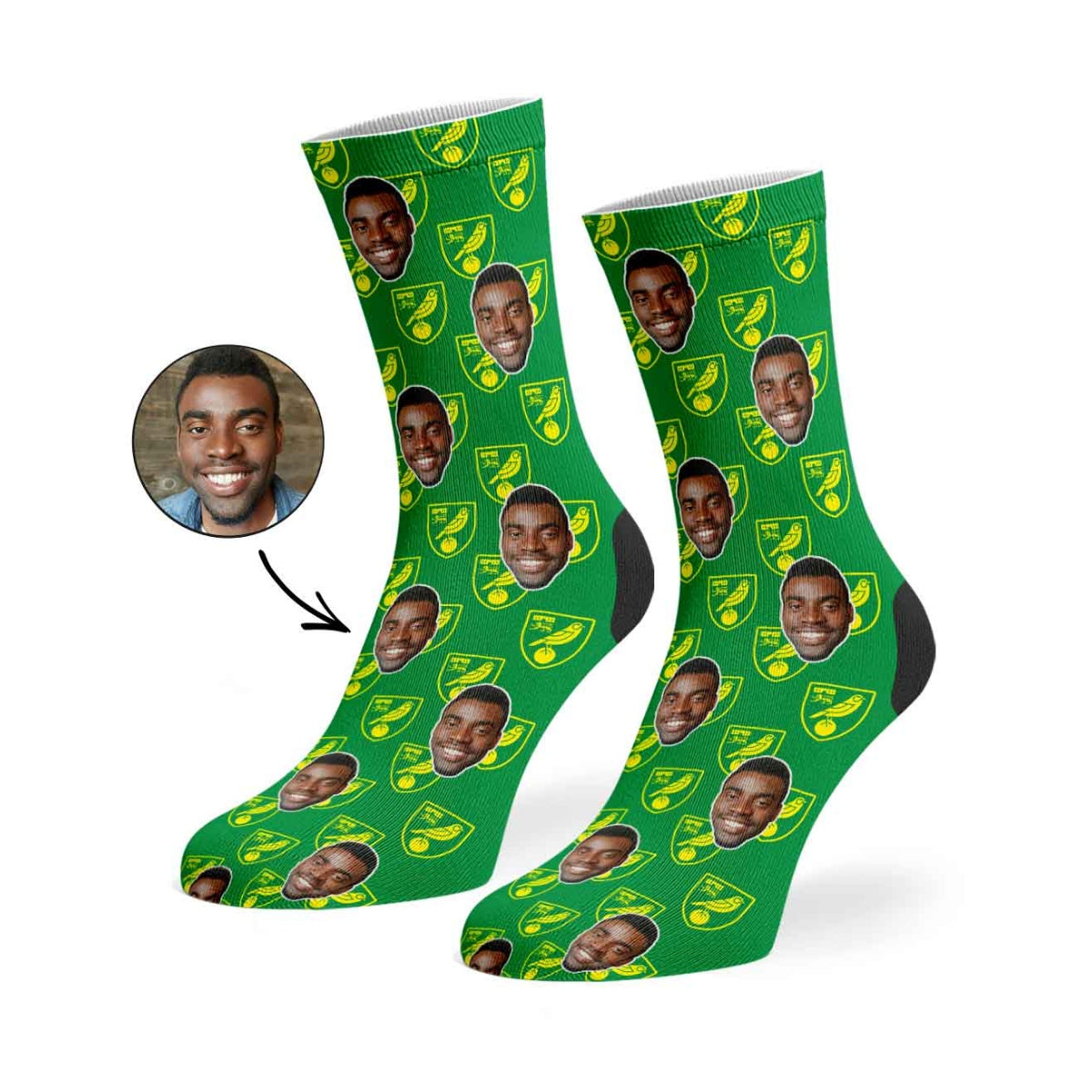 Norwich City Crest Socks