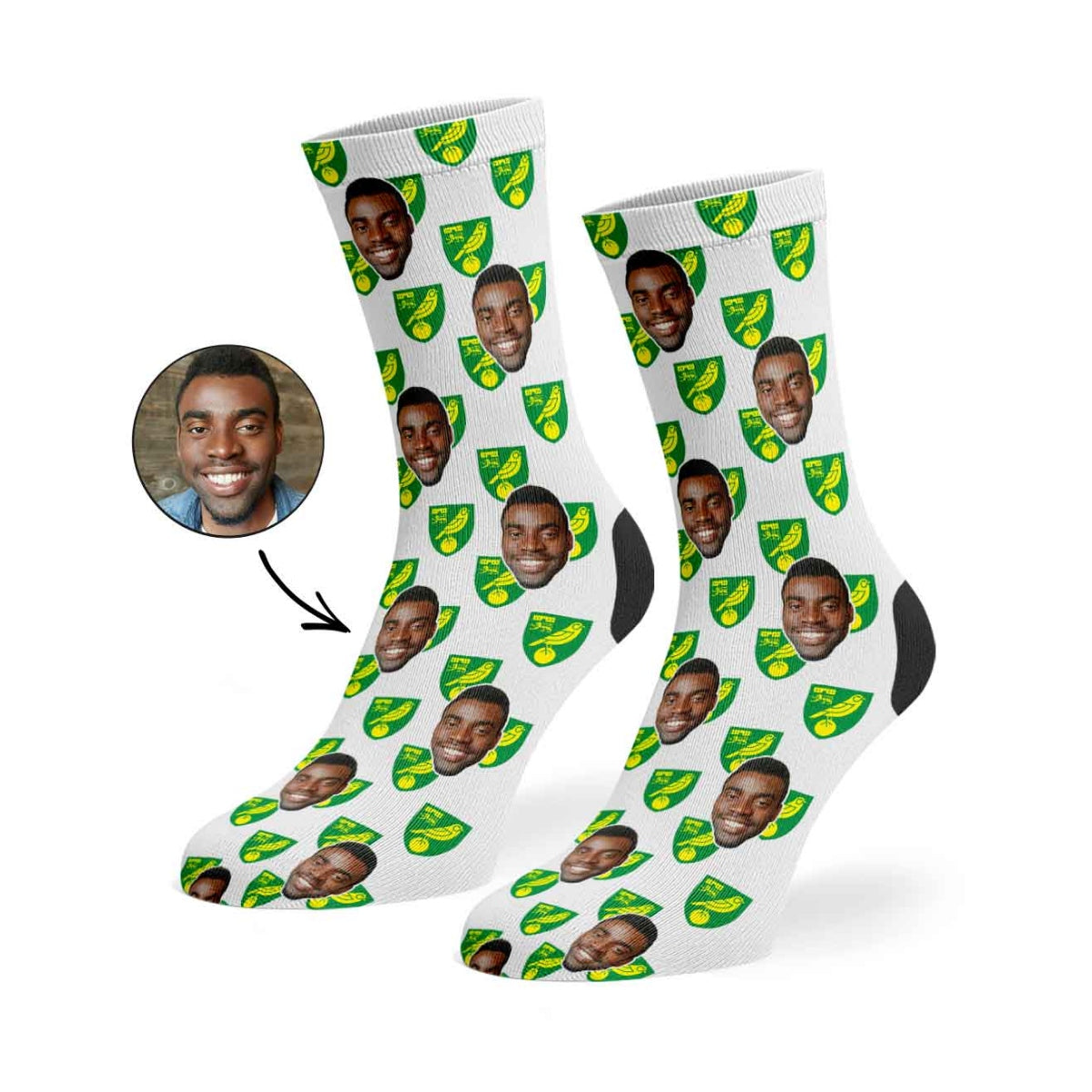 Norwich City Crest Socks