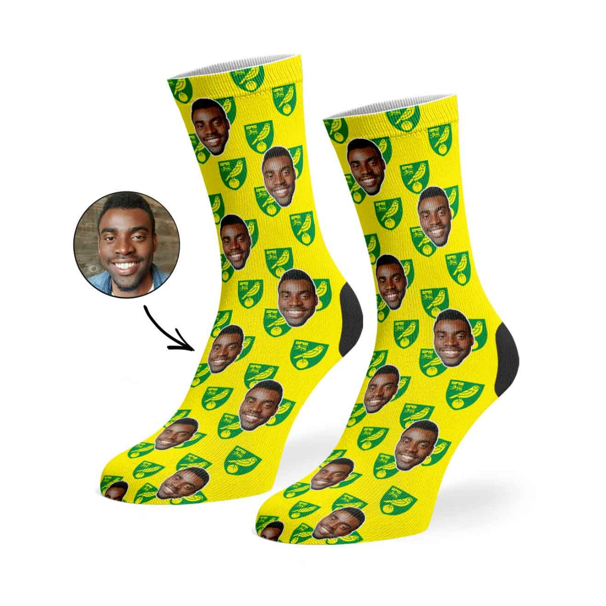 Norwich City Crest Socks