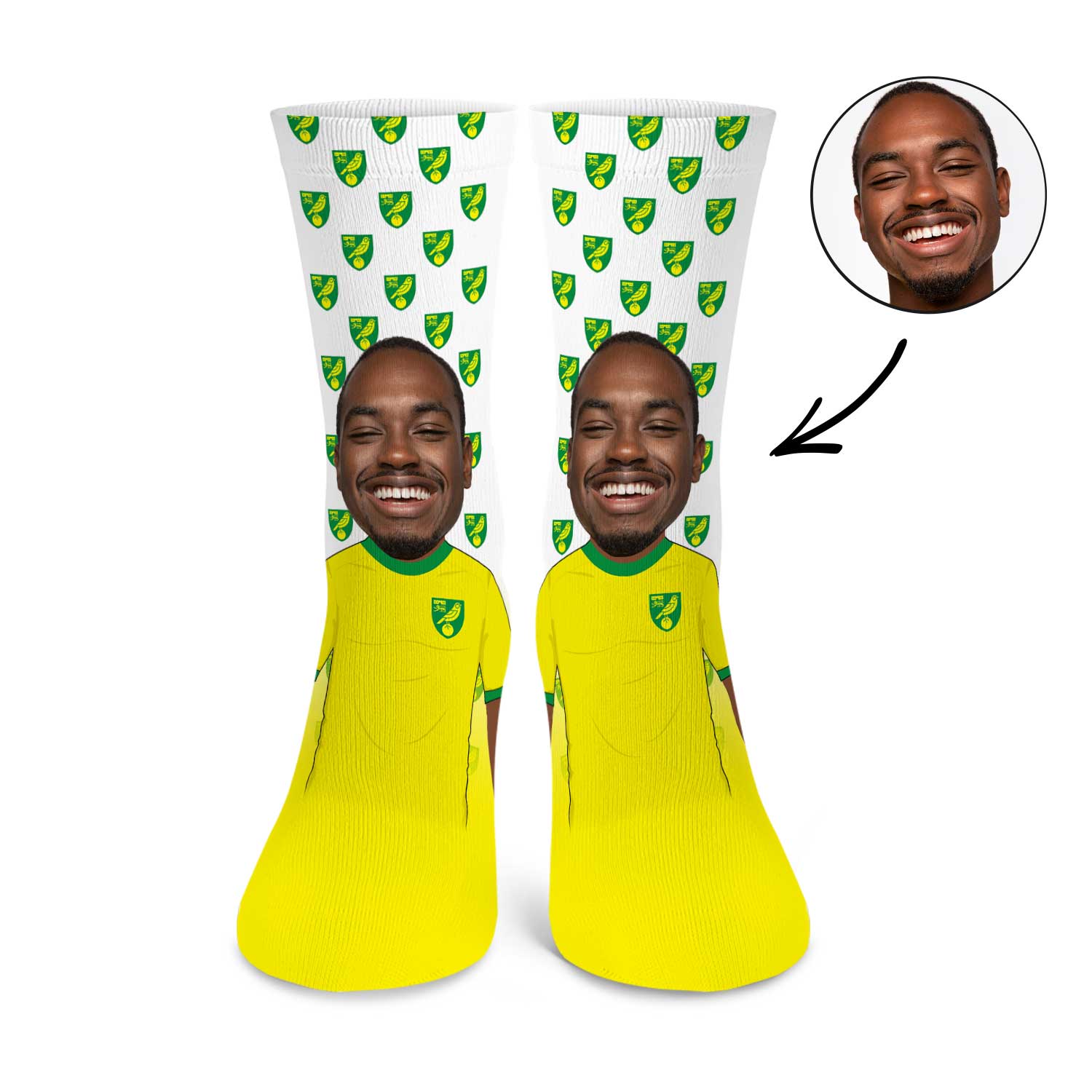 Norwich City Fan Socks