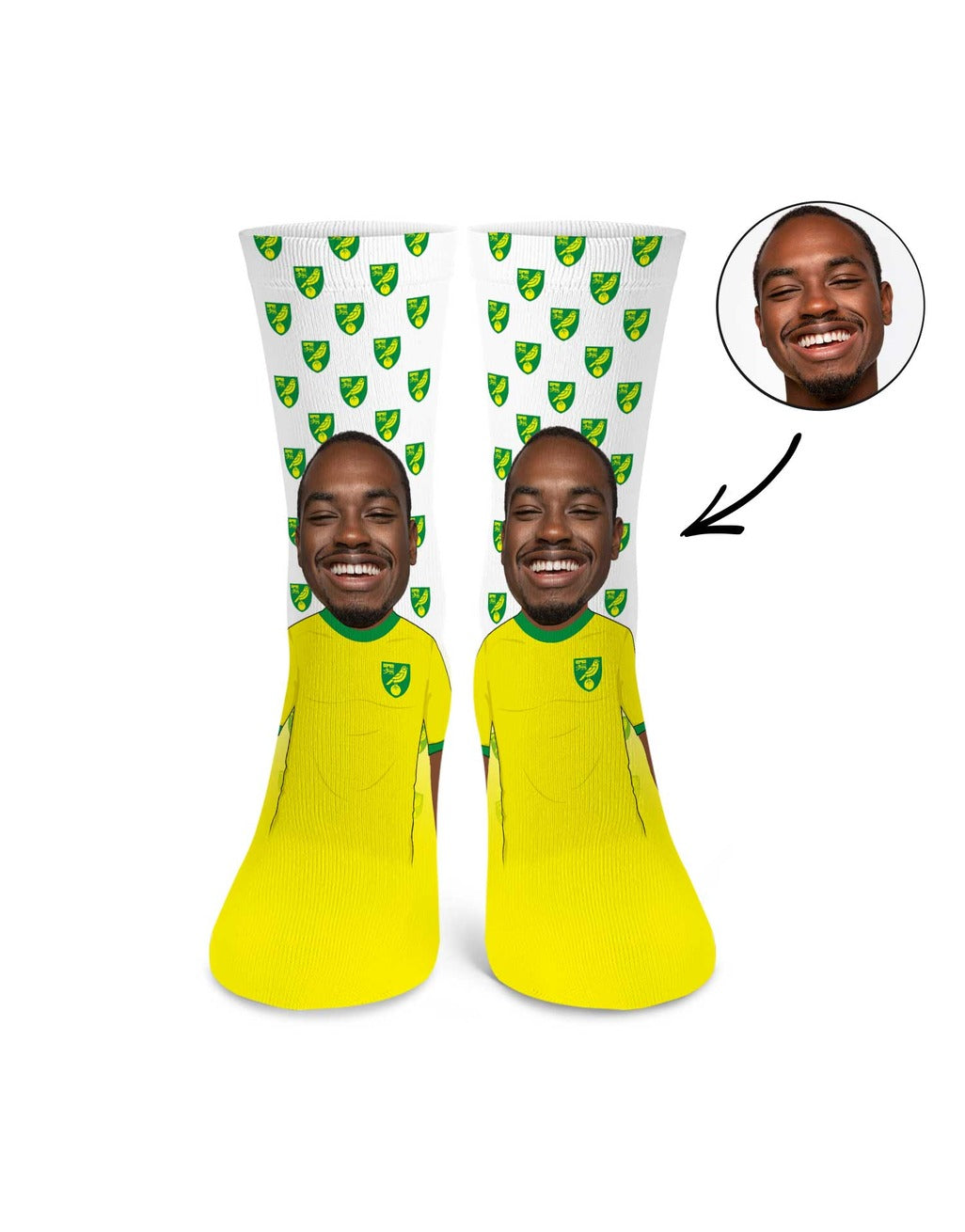 Norwich City Fan Socks