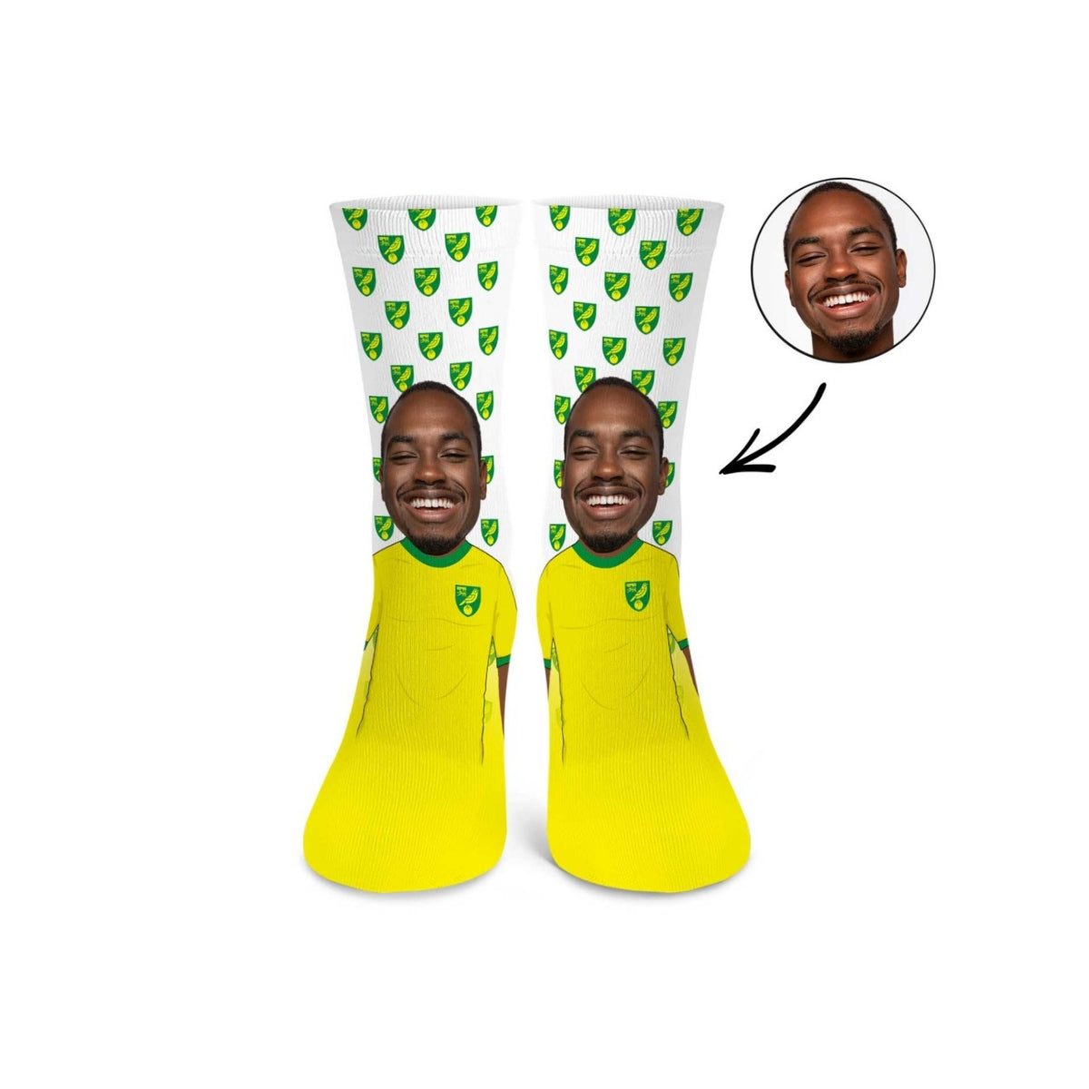 Norwich City Fan Socks