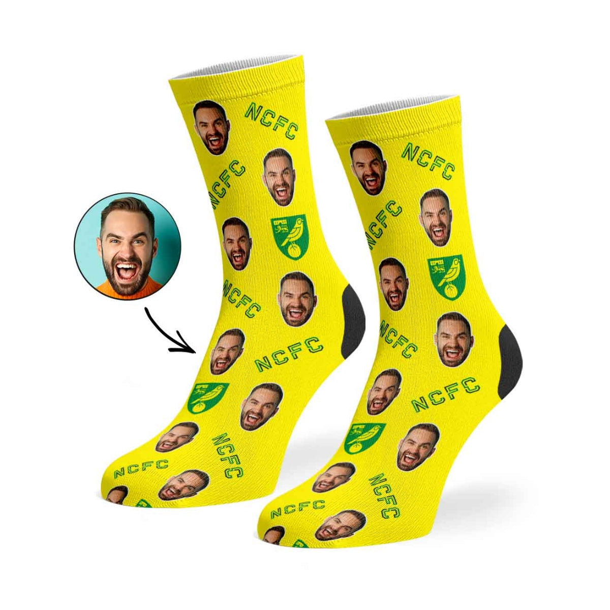 Norwich City FC Socks