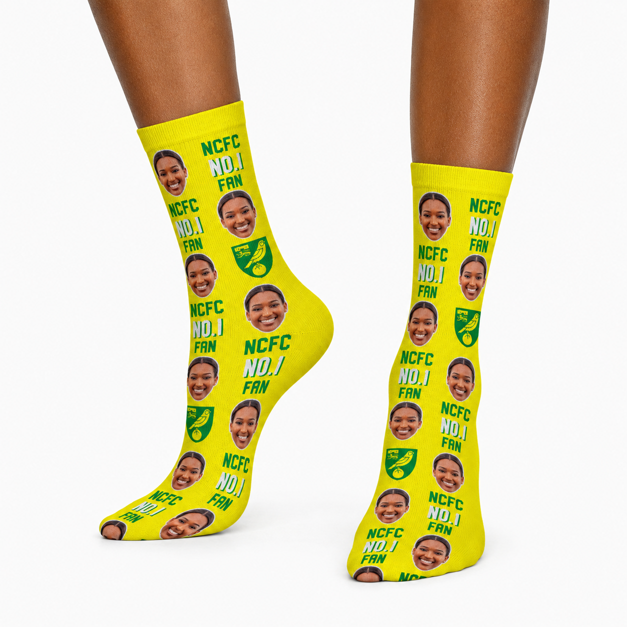 Norwich City Number 1 Fan Socks