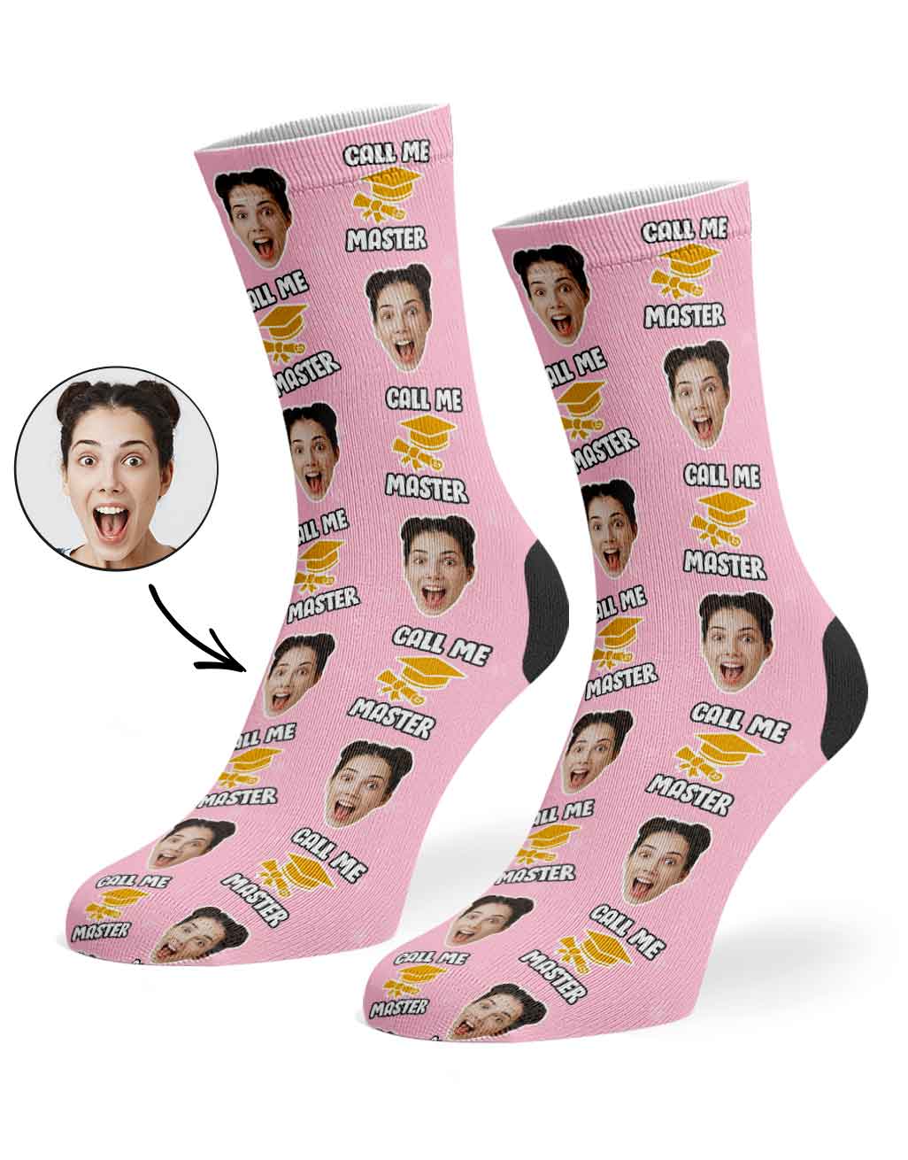 Call Me Master Graduation Socks