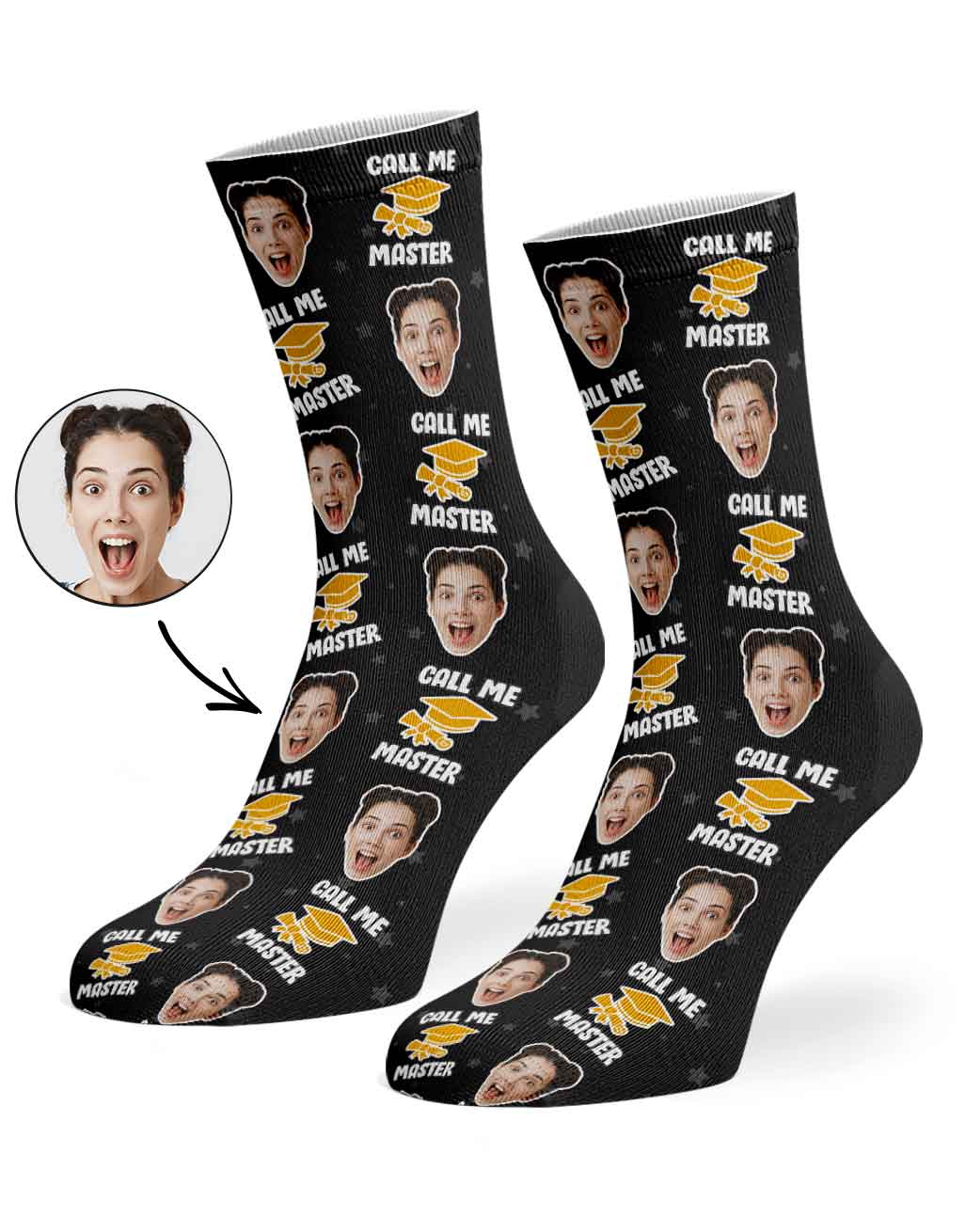 Call Me Master Graduation Socks