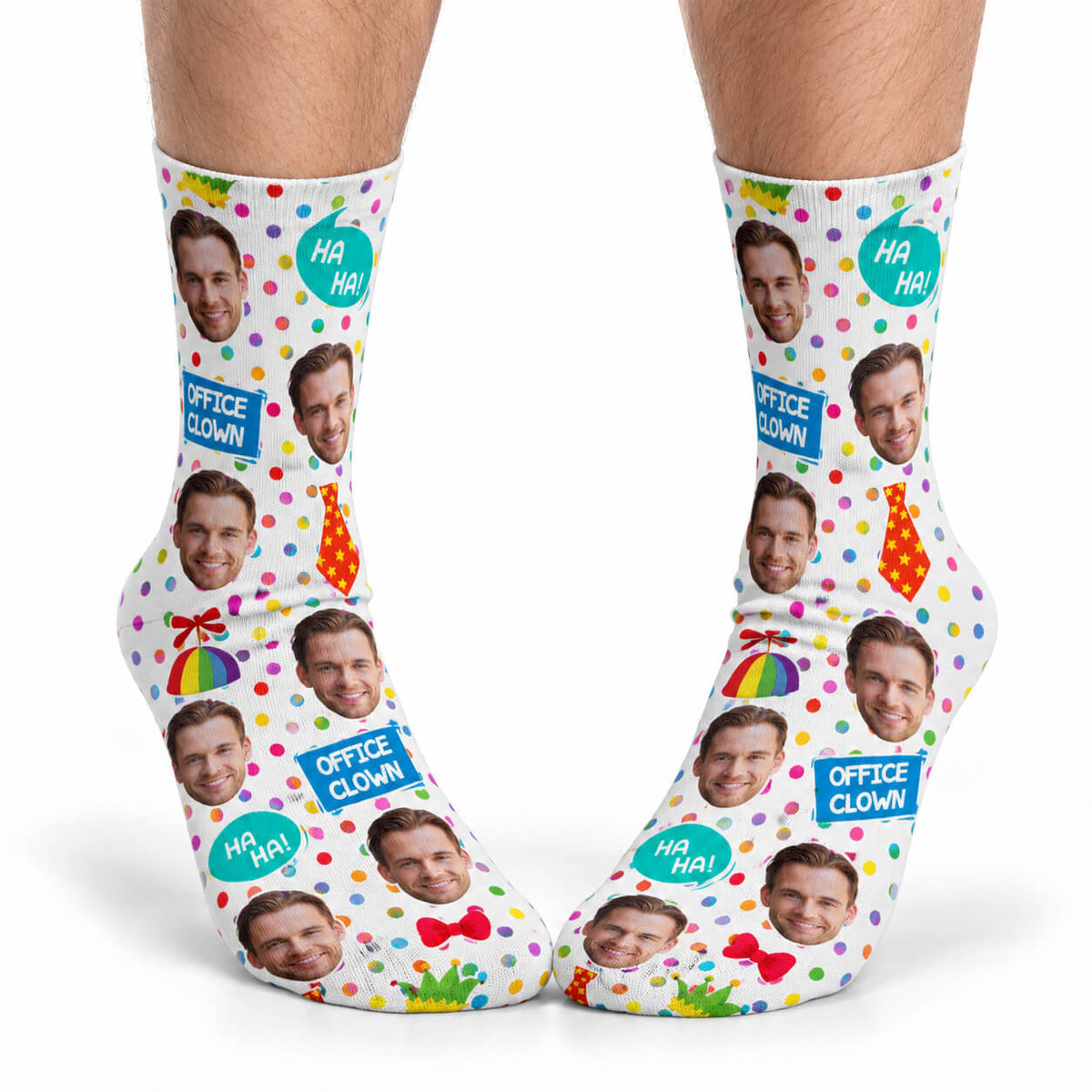 Office Clown Socks