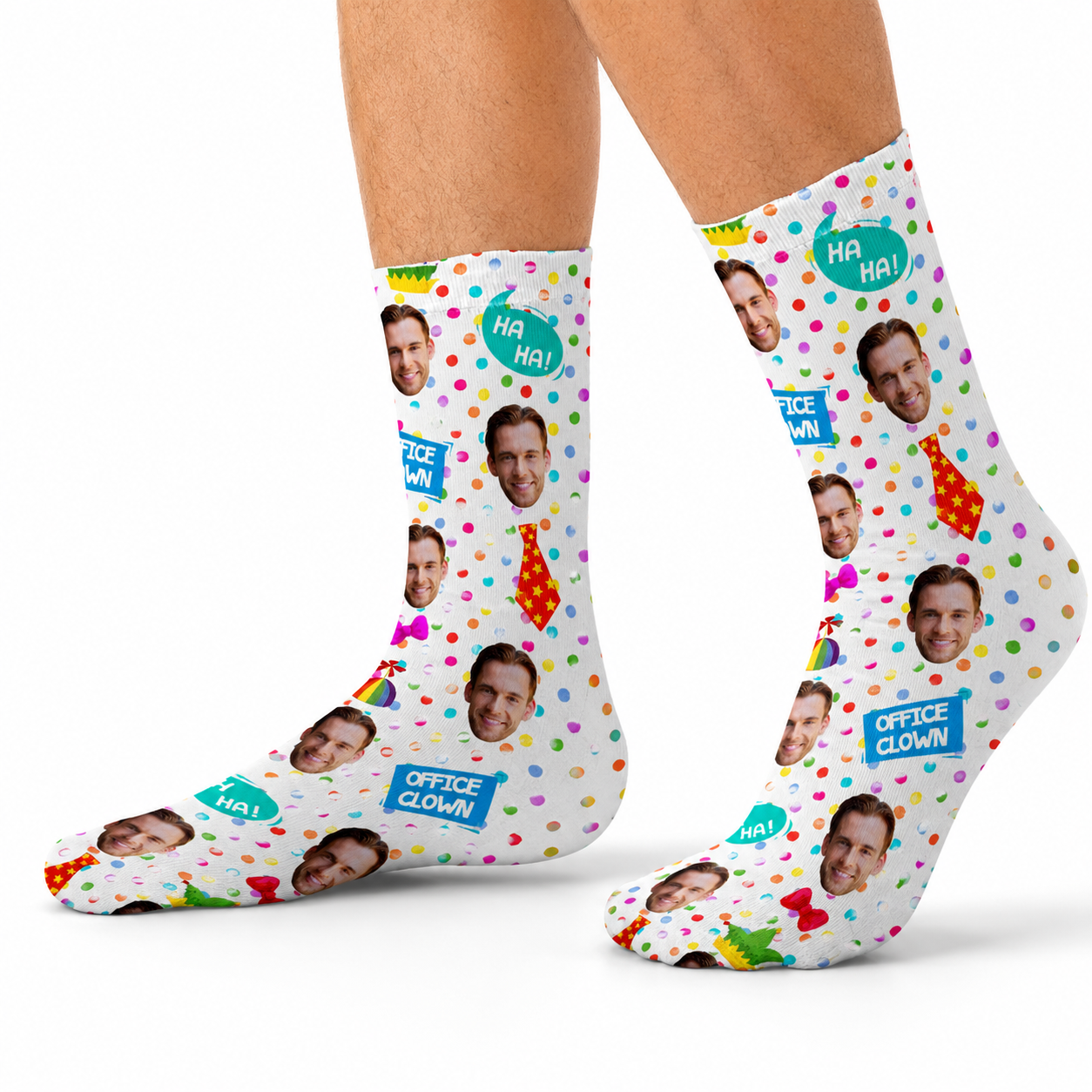 Office Clown Socks