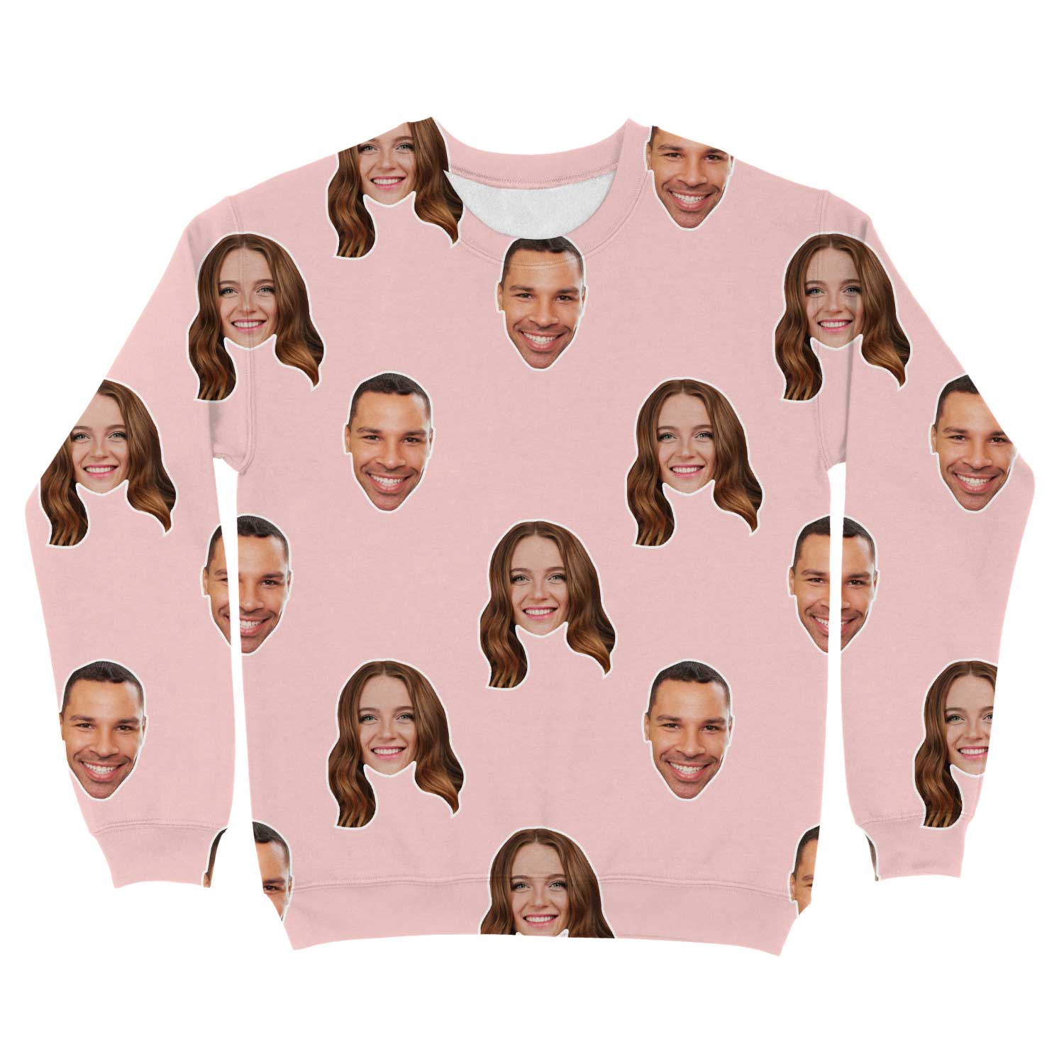 Couples Face Sweatshirt