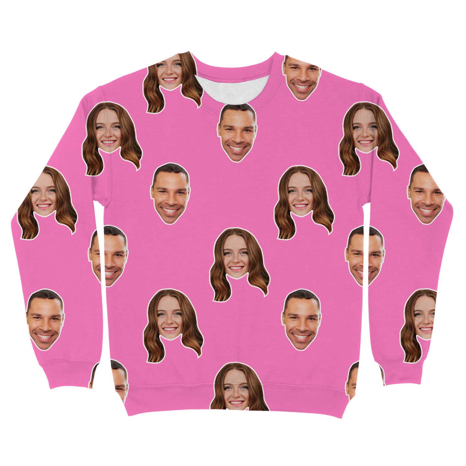 Couples Face Sweatshirt