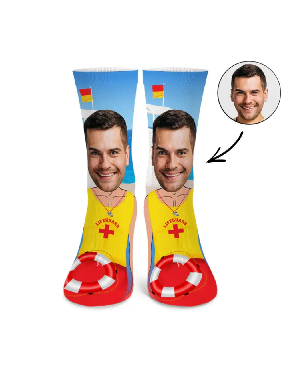 Lifeguard Man Socks