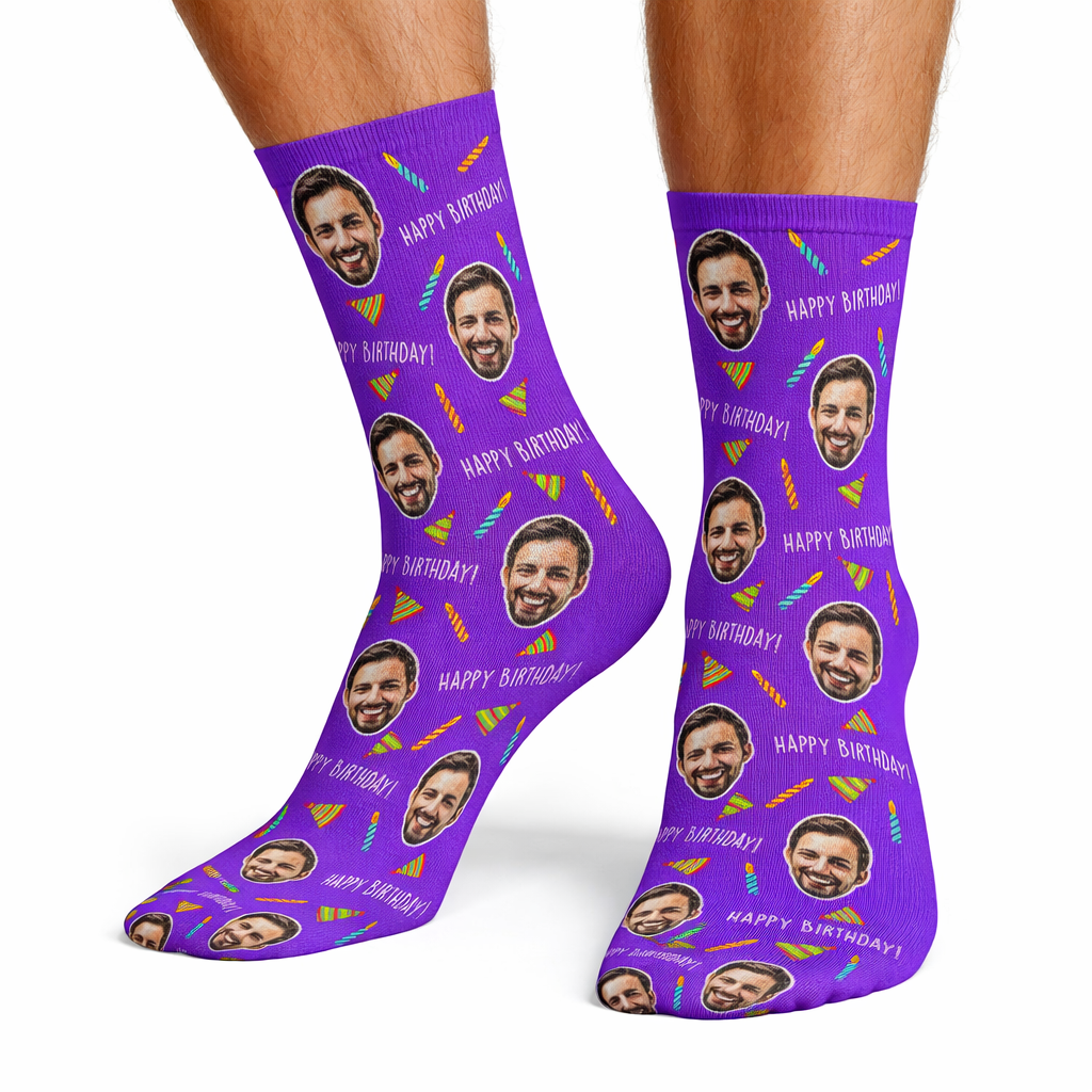 Party Me Birthday Socks