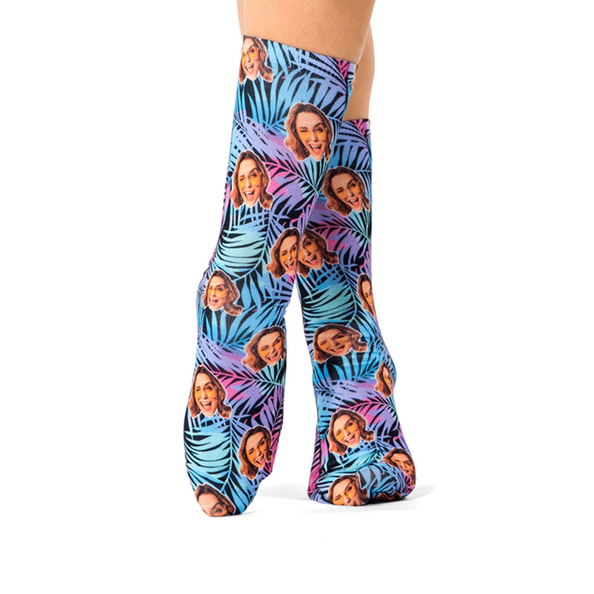Palm Pattern Socks
