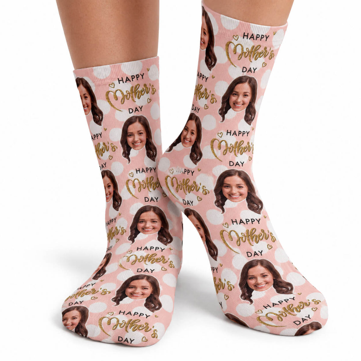 Mother's Day Spotty Socks